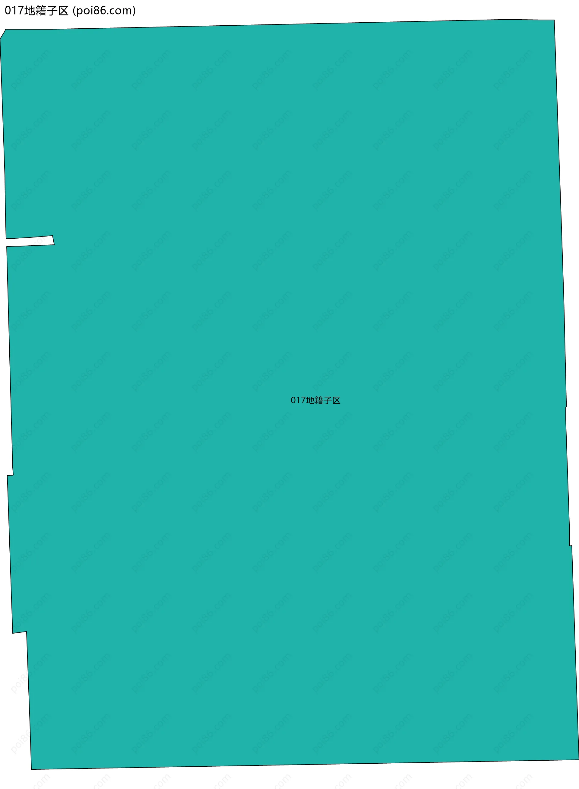 017地籍子区边界地图