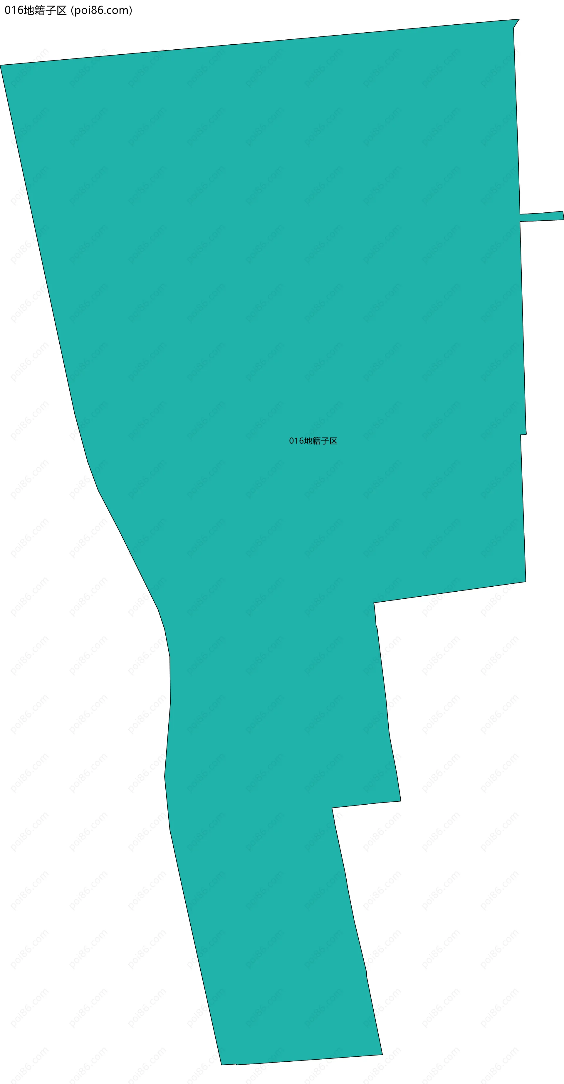 016地籍子区边界地图