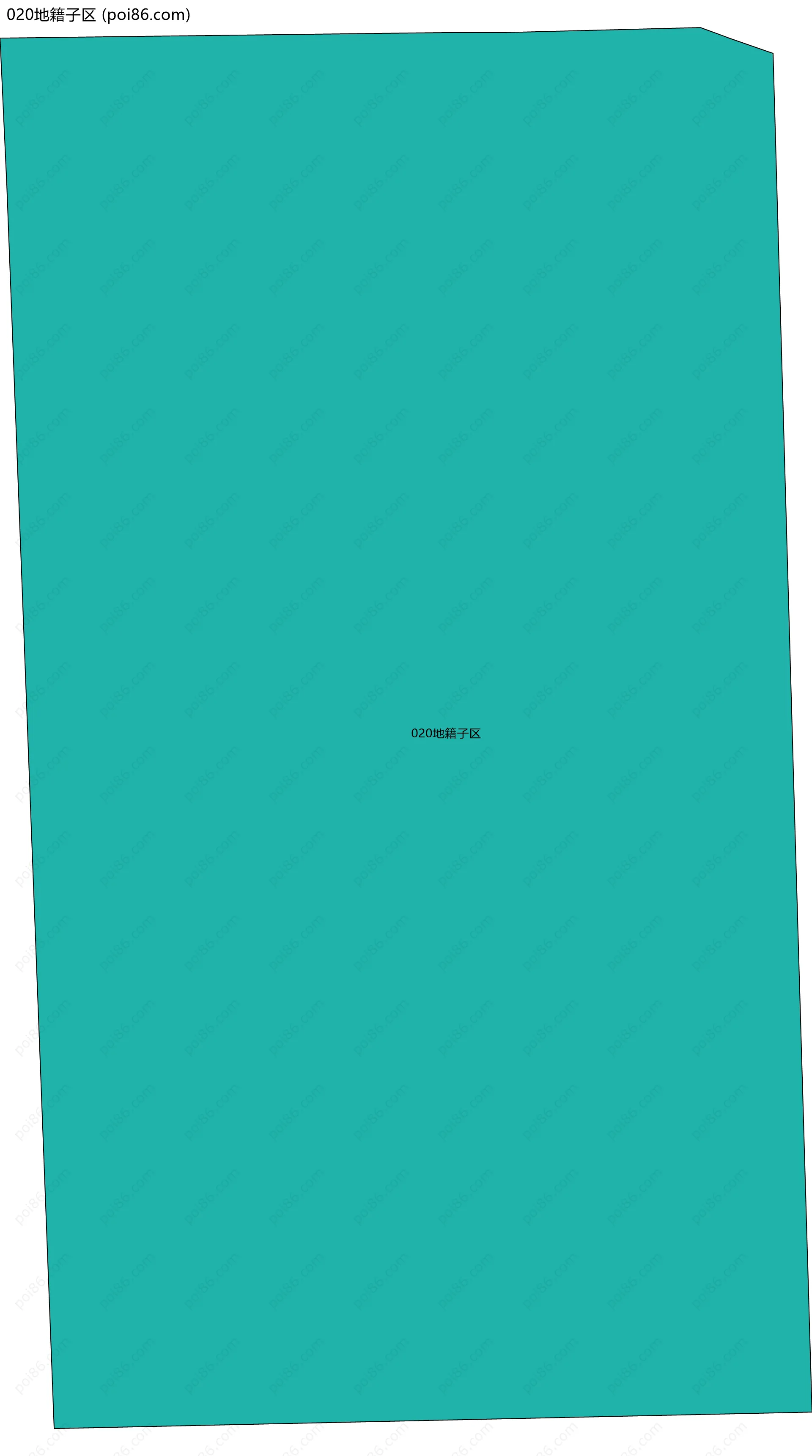 020地籍子区边界地图