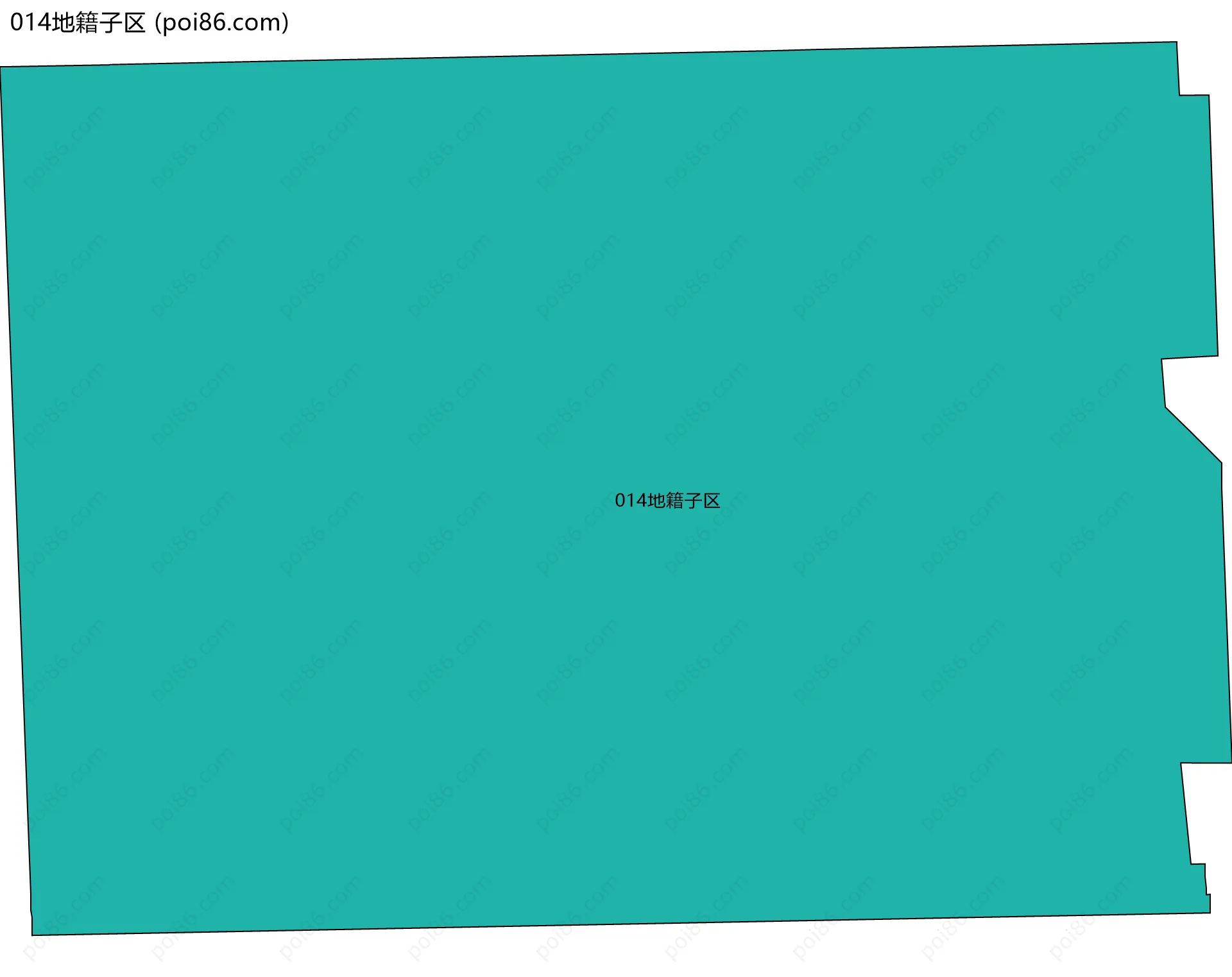 014地籍子区边界地图
