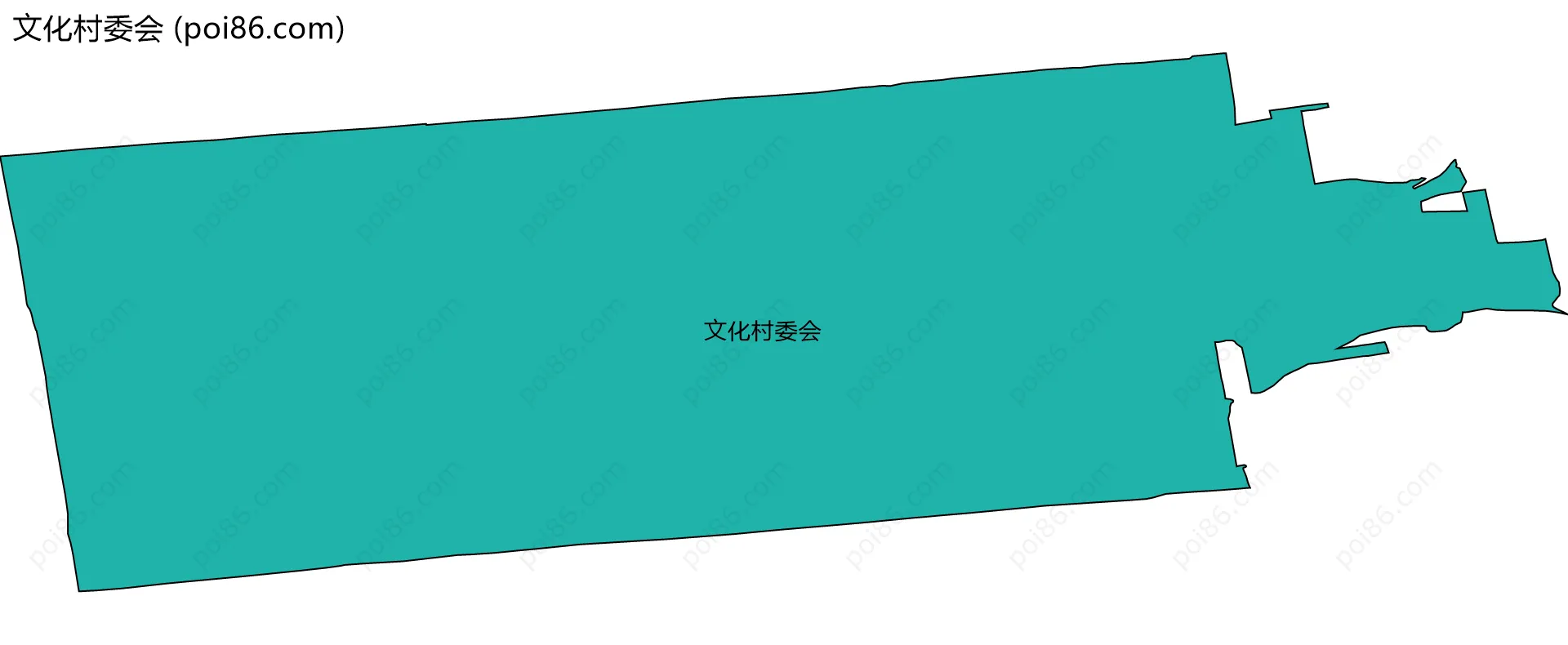 文化村委会边界地图