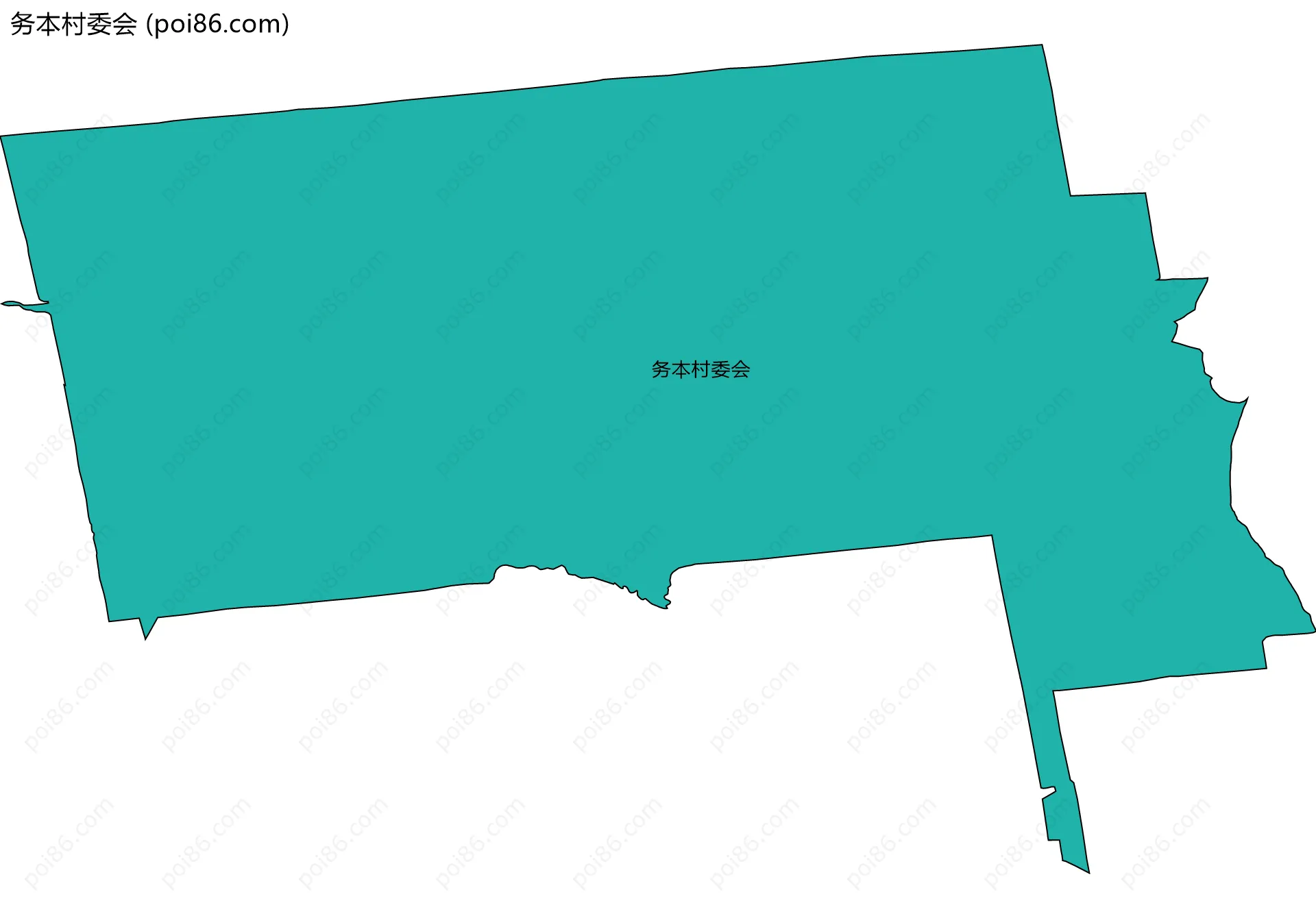 务本村委会边界地图