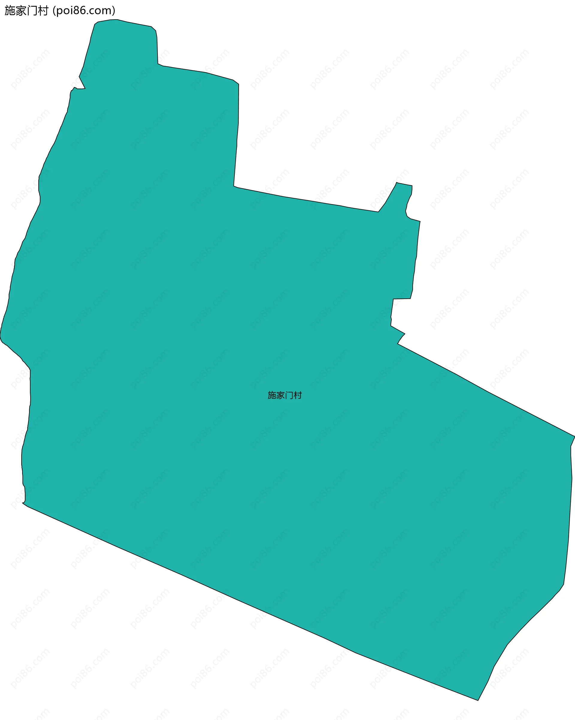 施家门村边界地图