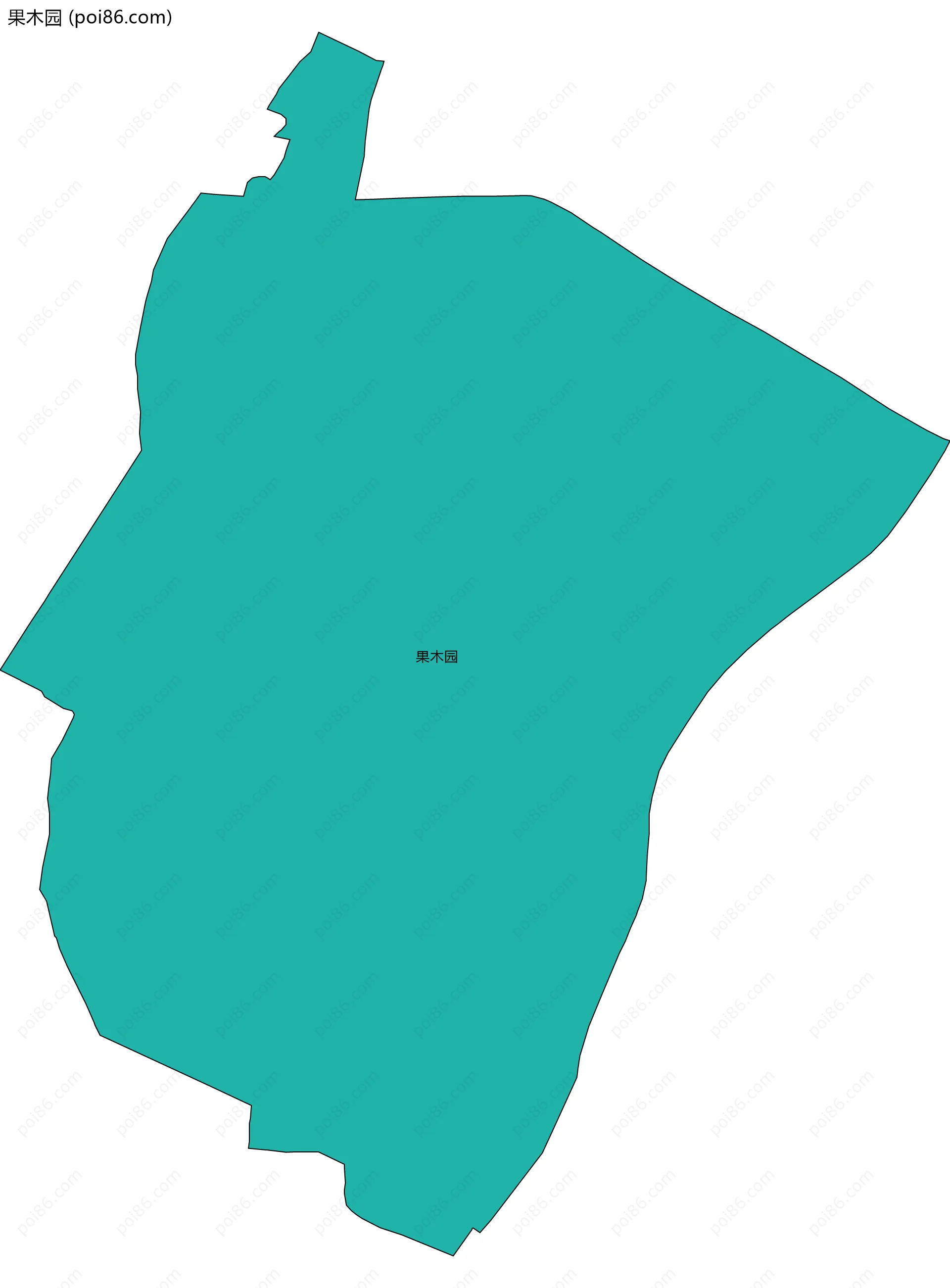 果木园边界地图