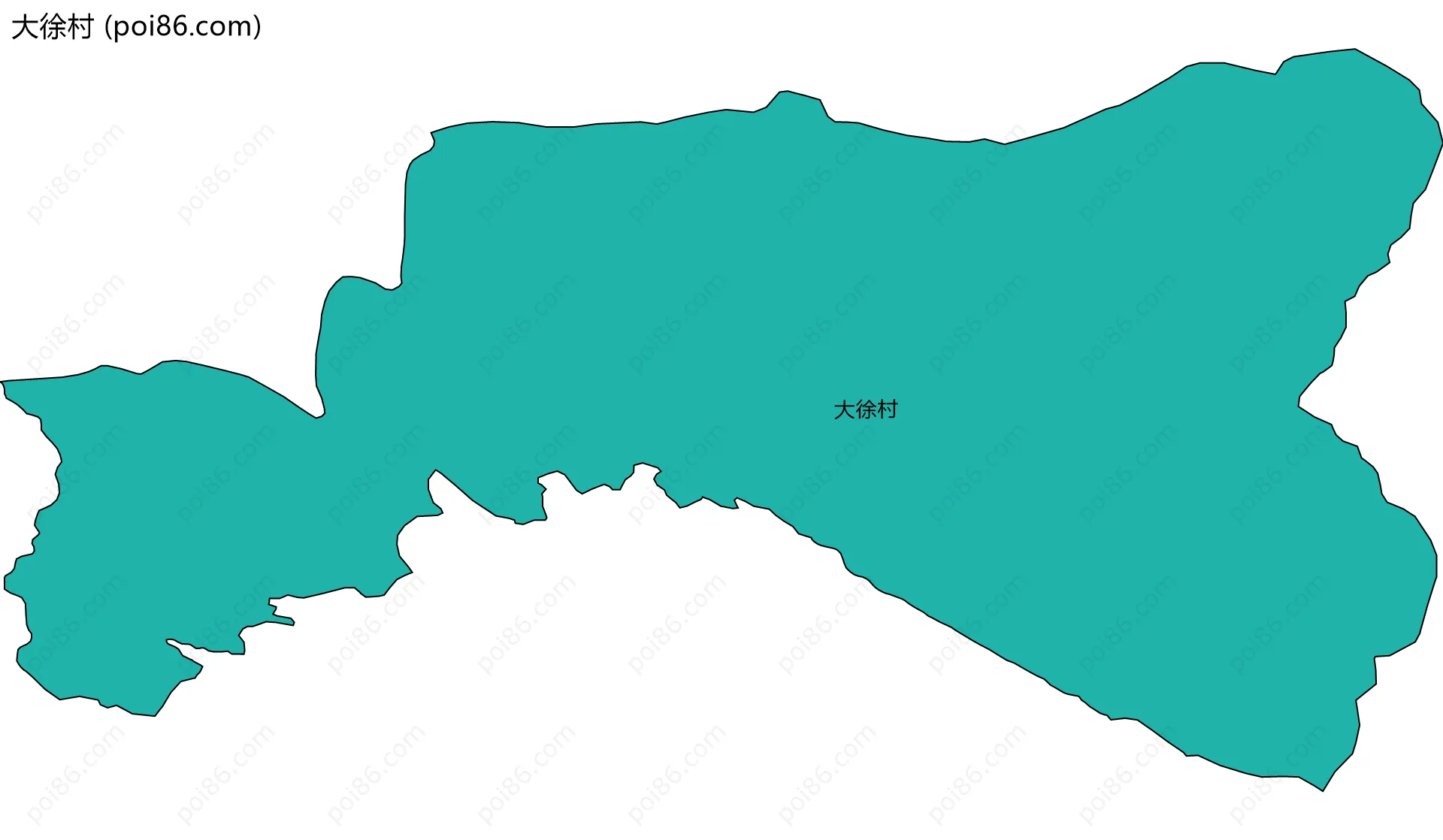 大徐村边界地图