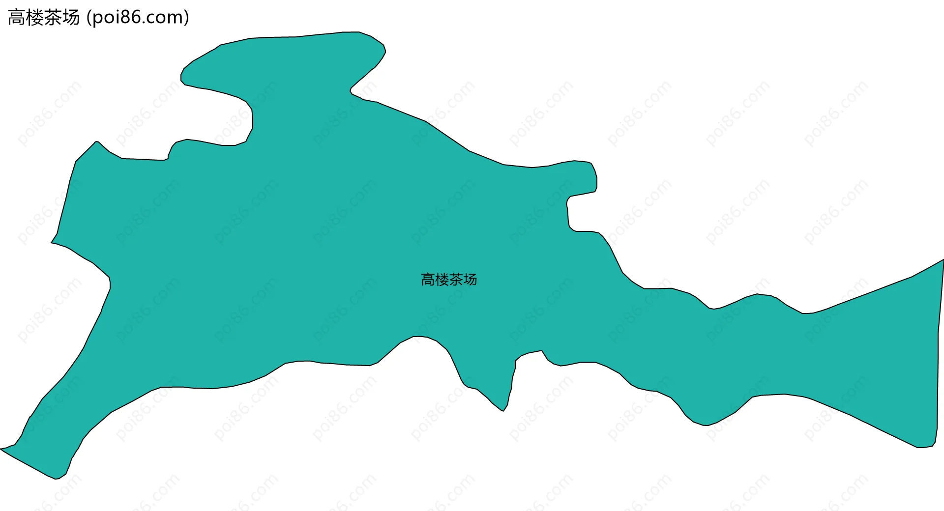 高楼茶场边界地图