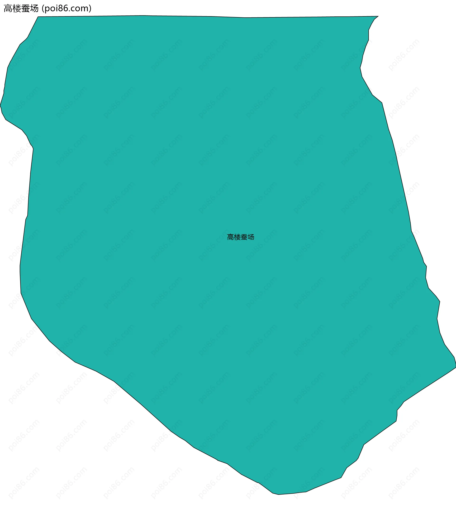 高楼蚕场边界地图