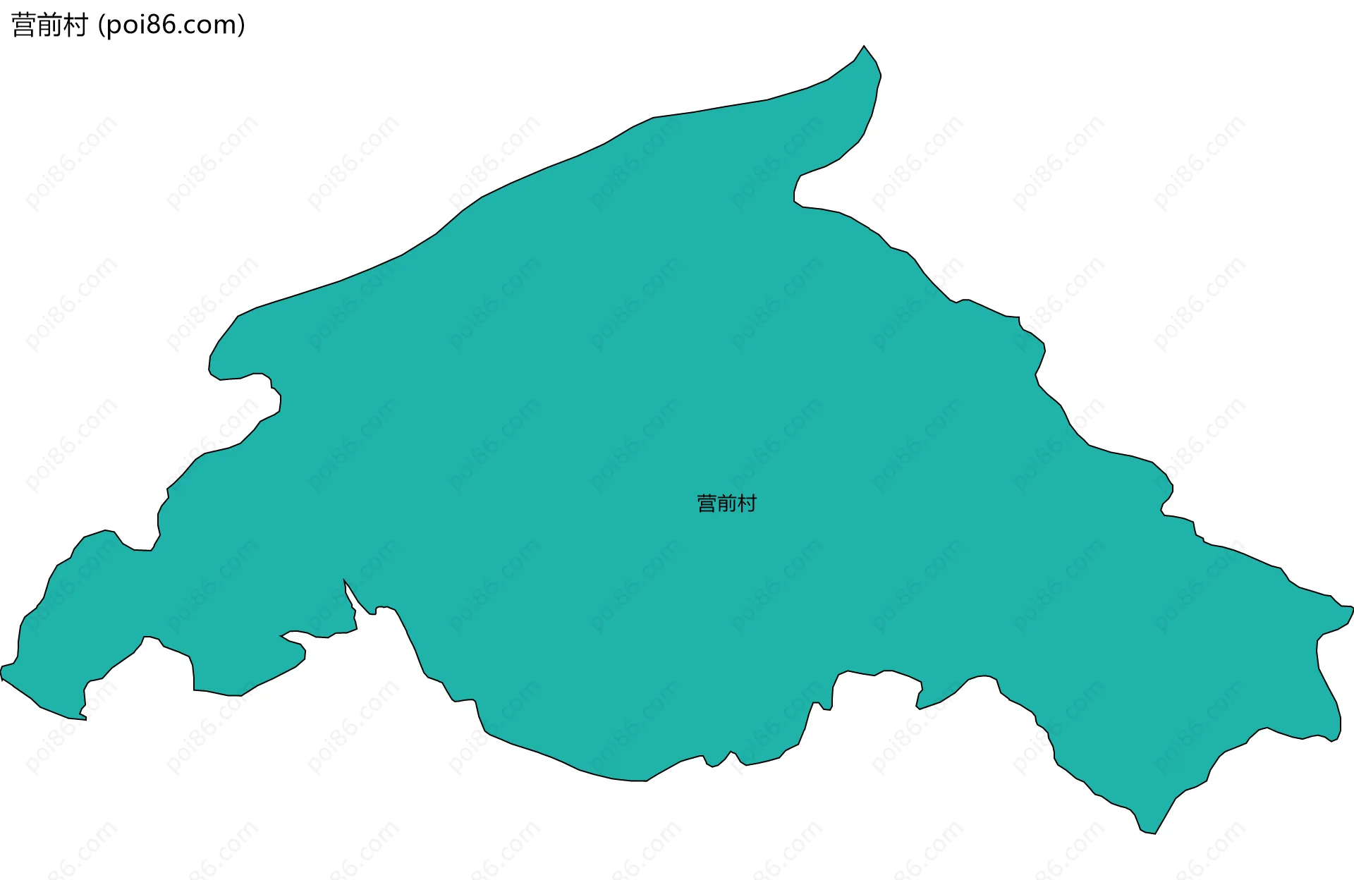 营前村边界地图