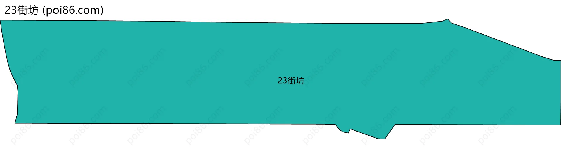 23街坊边界地图
