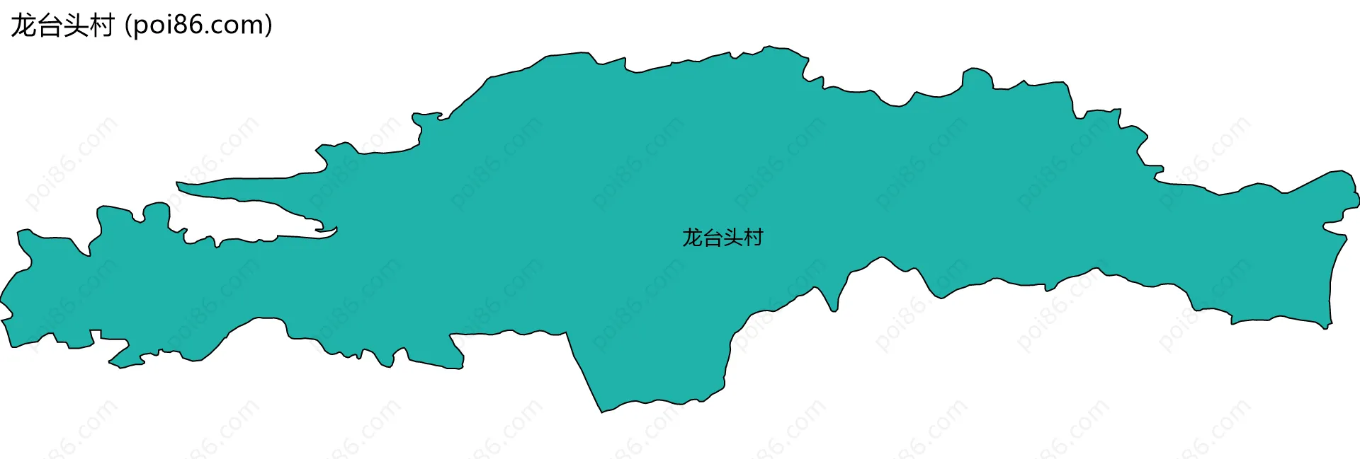 龙台头村边界地图