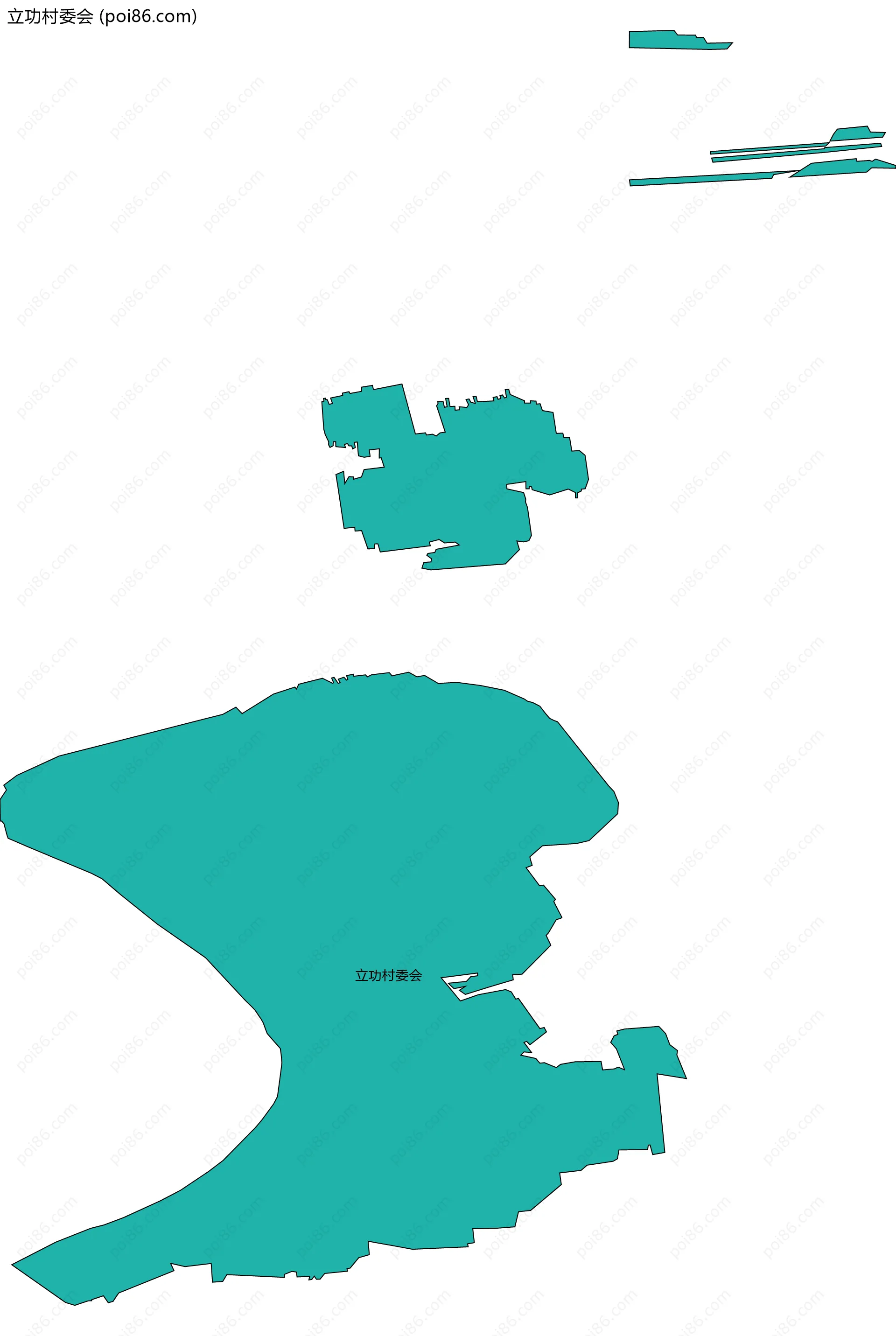 立功村委会边界地图