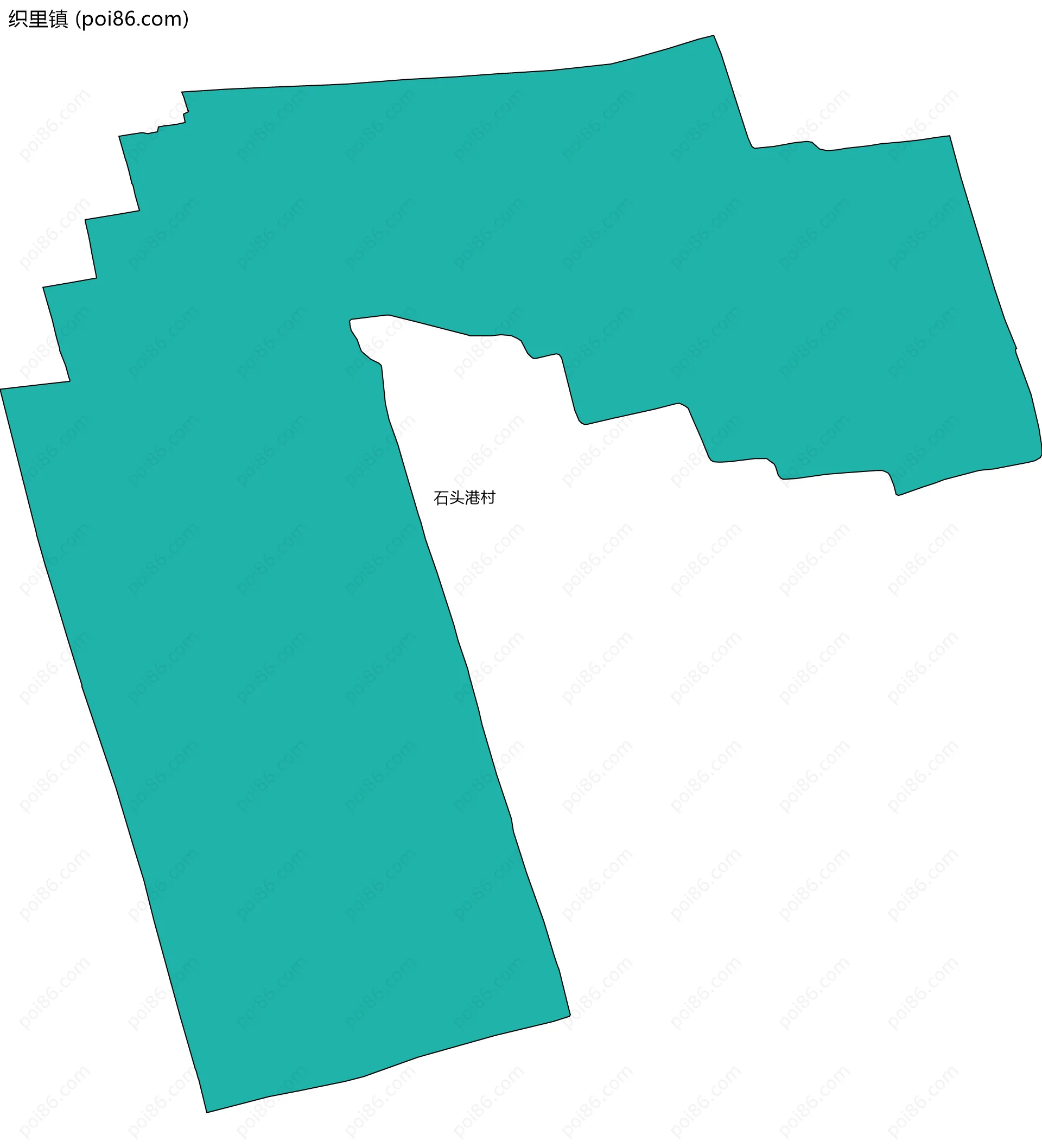 织里镇边界地图(五级行政区划)