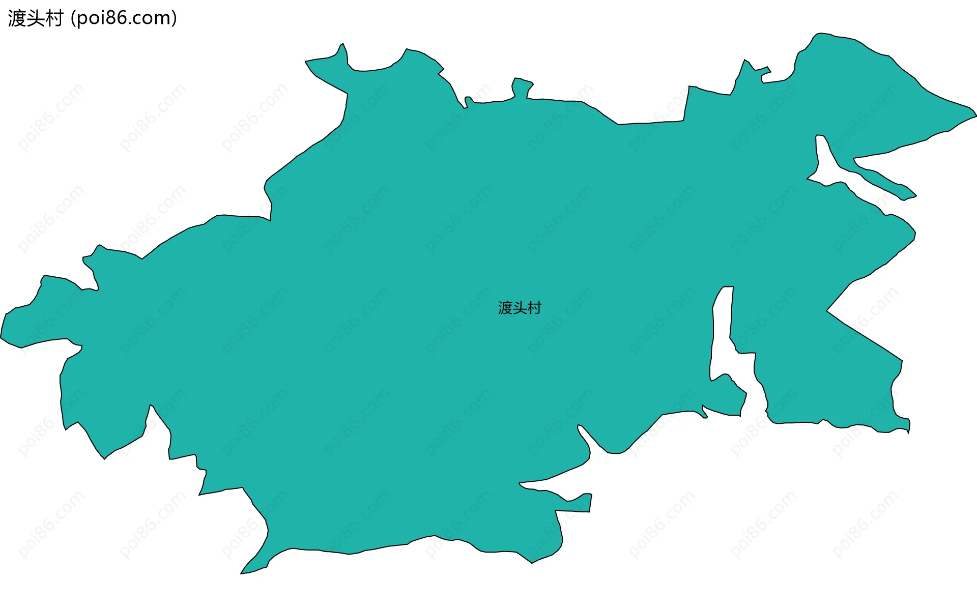 渡头村边界地图