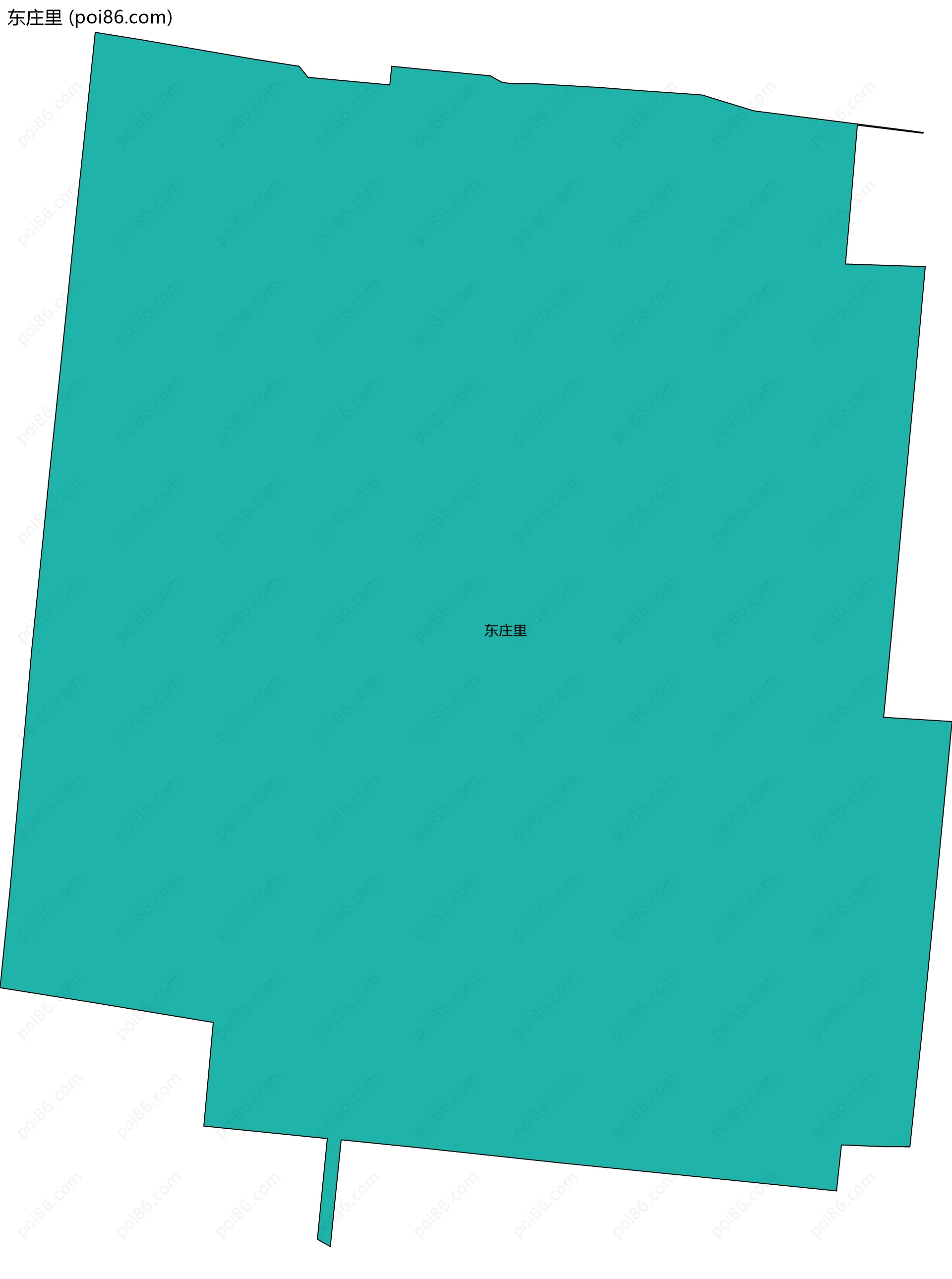 东庄里边界地图