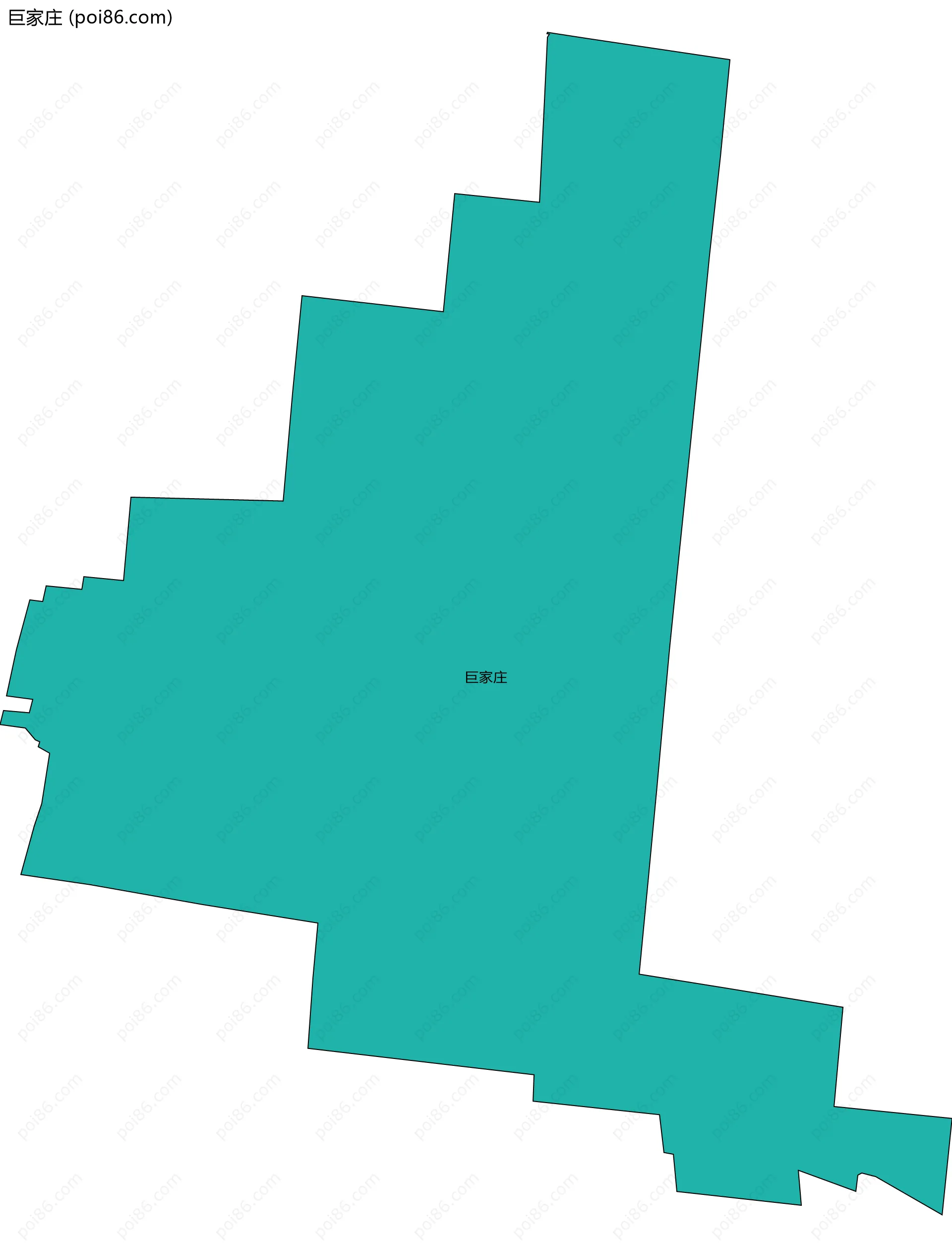 巨家庄边界地图