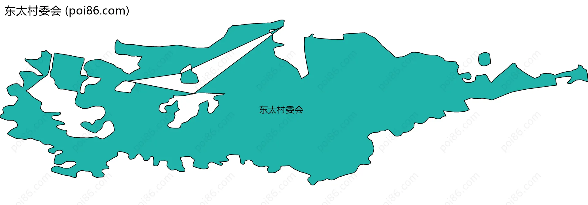 东太村委会边界地图