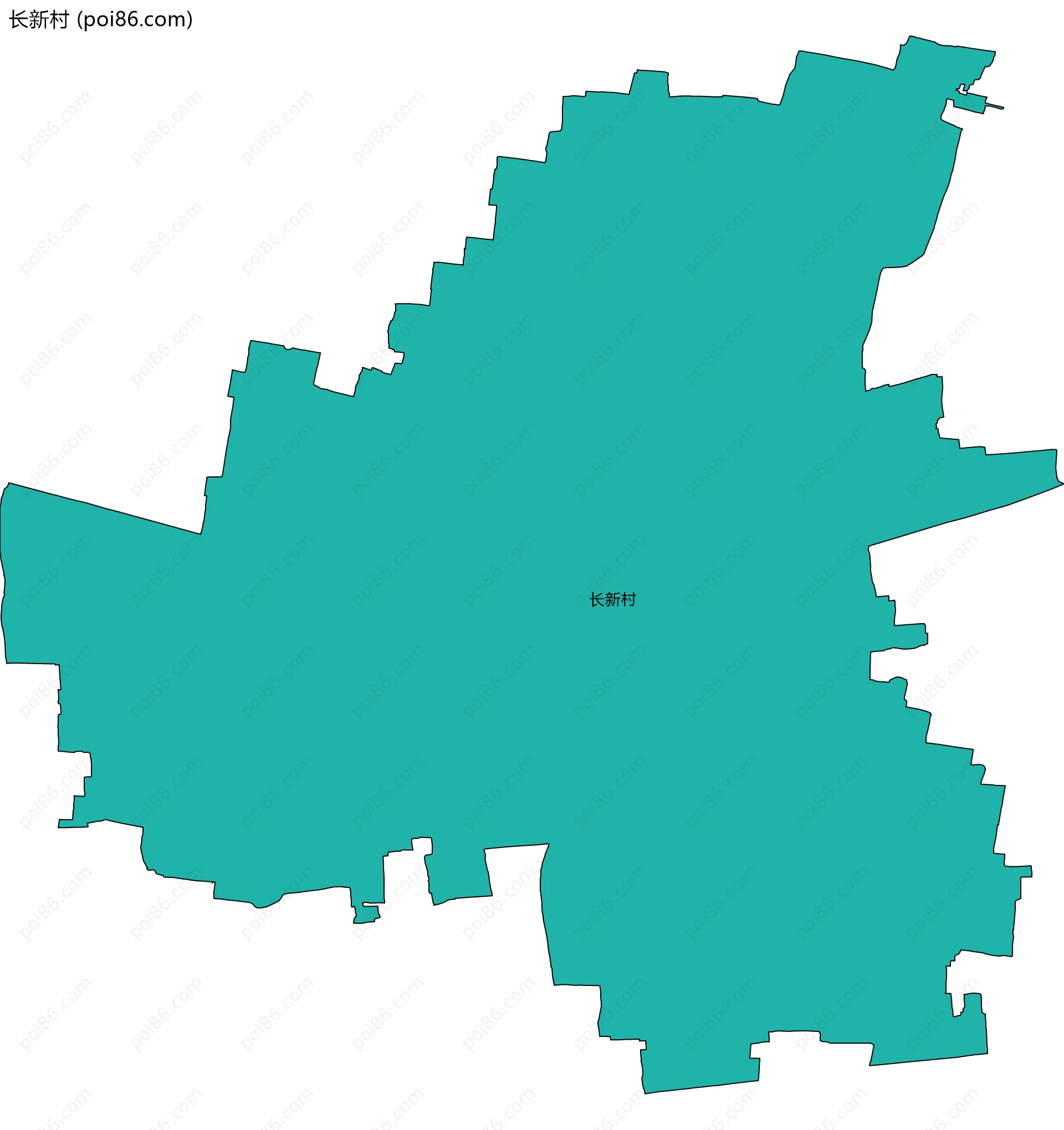 长新村边界地图