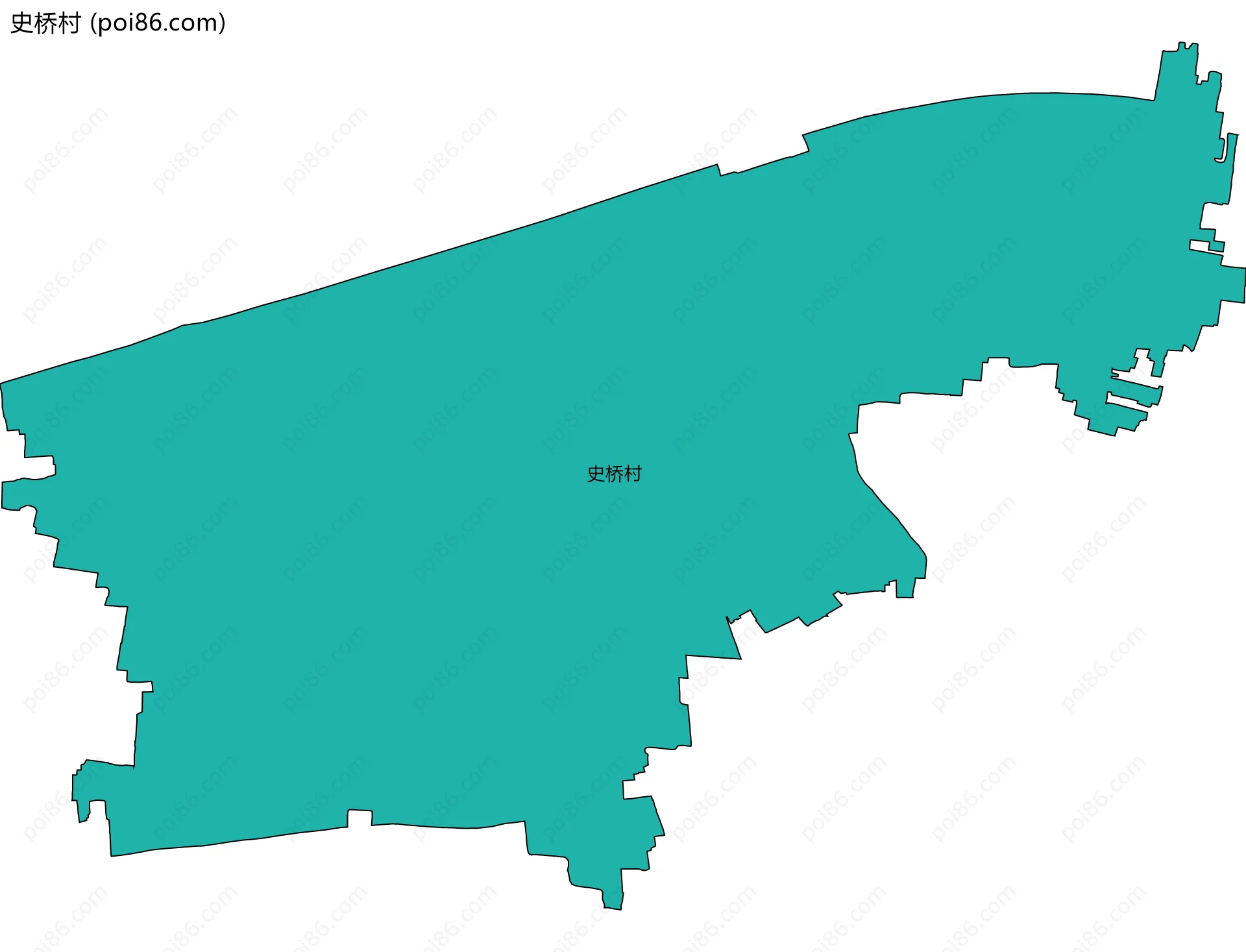 史桥村边界地图