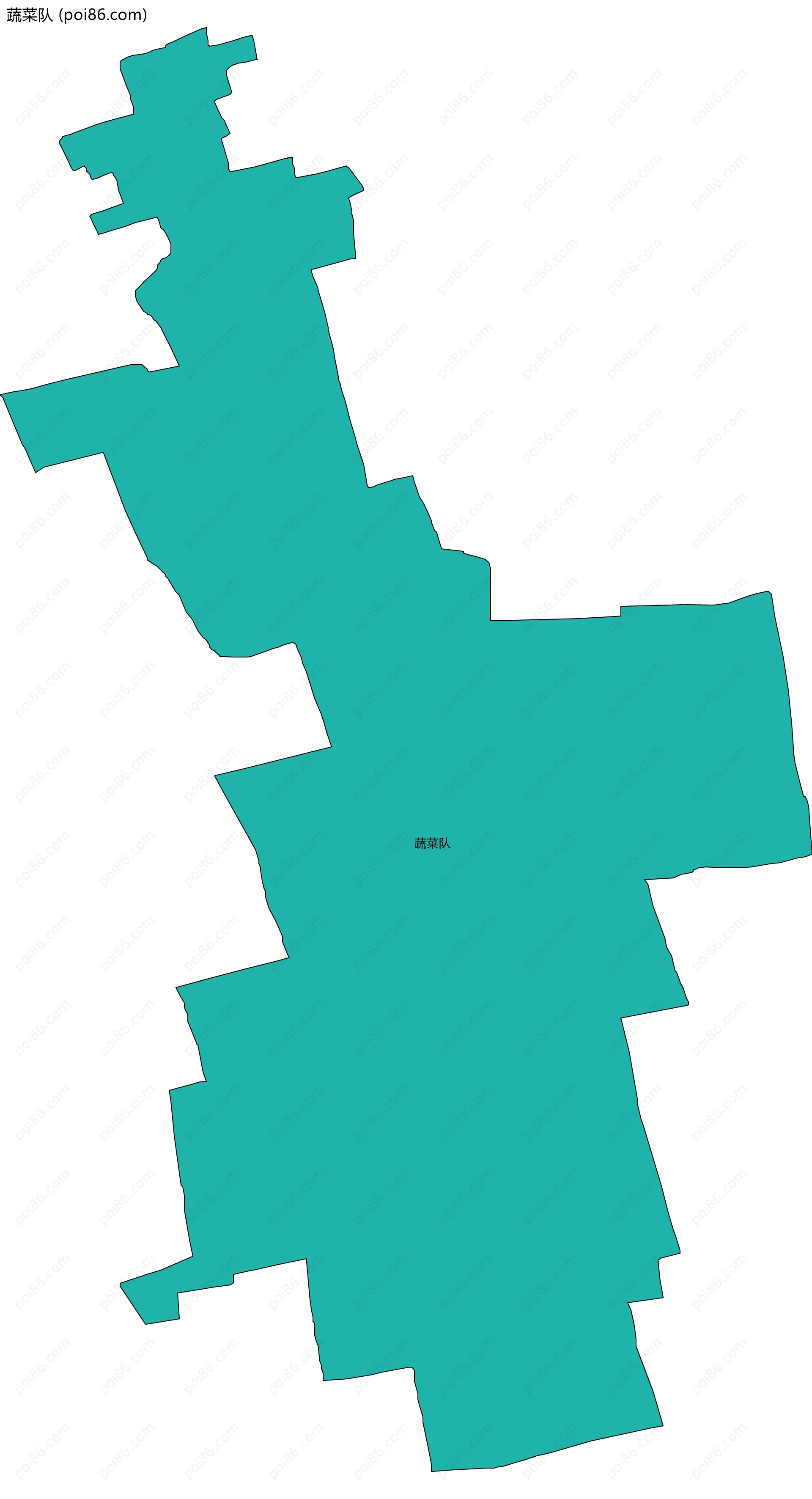 蔬菜队边界地图