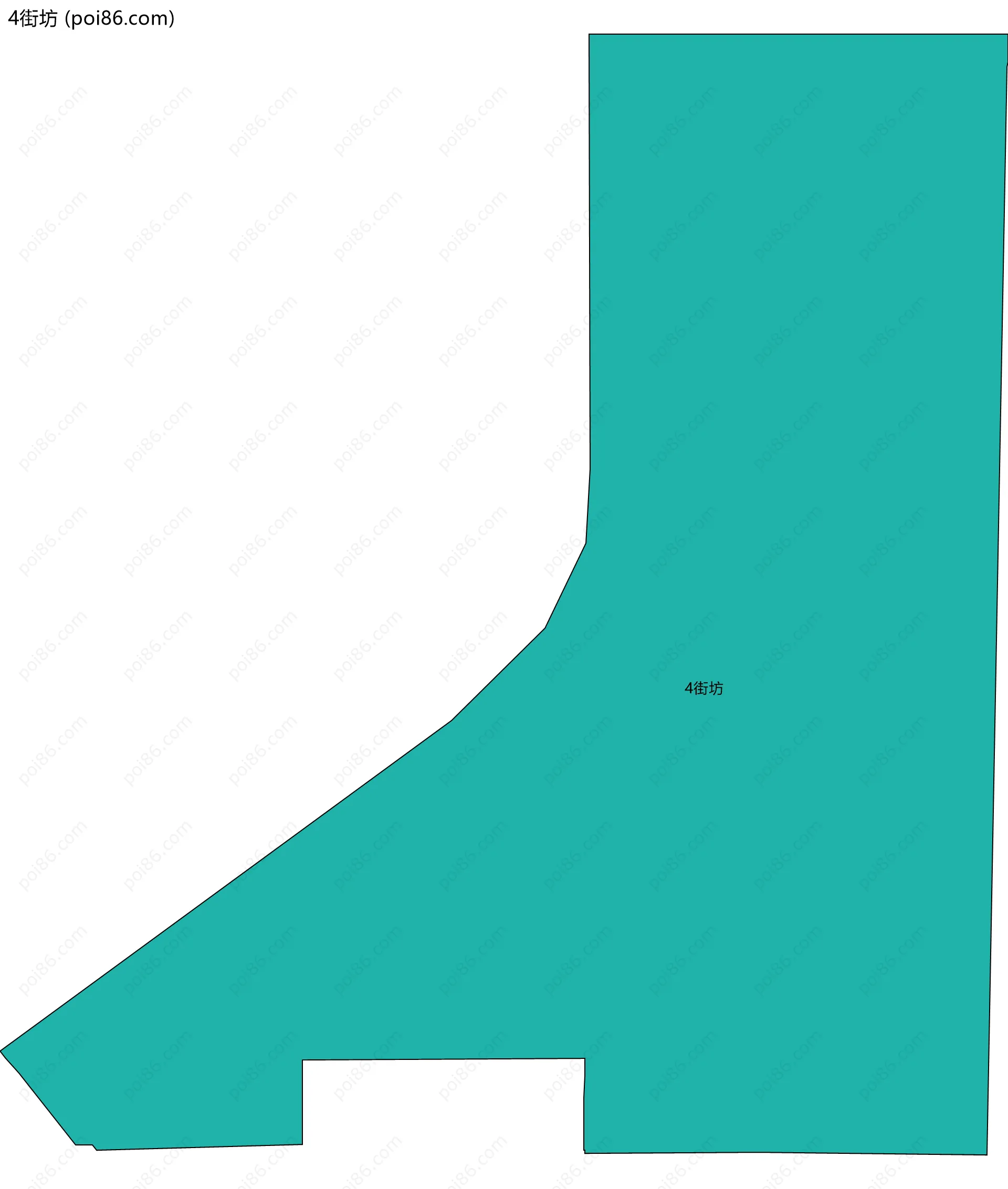 4街坊边界地图