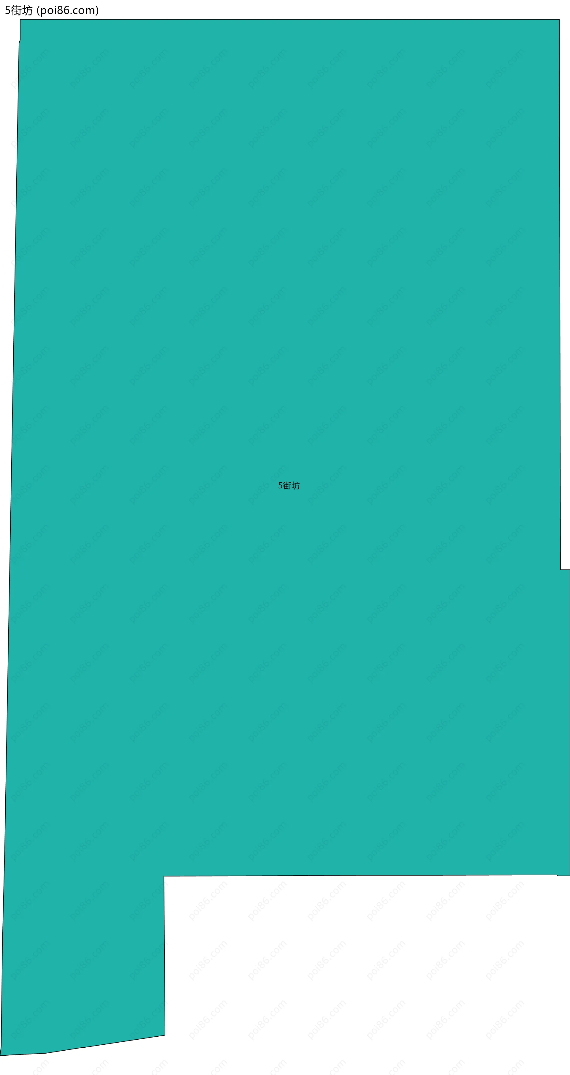 5街坊边界地图