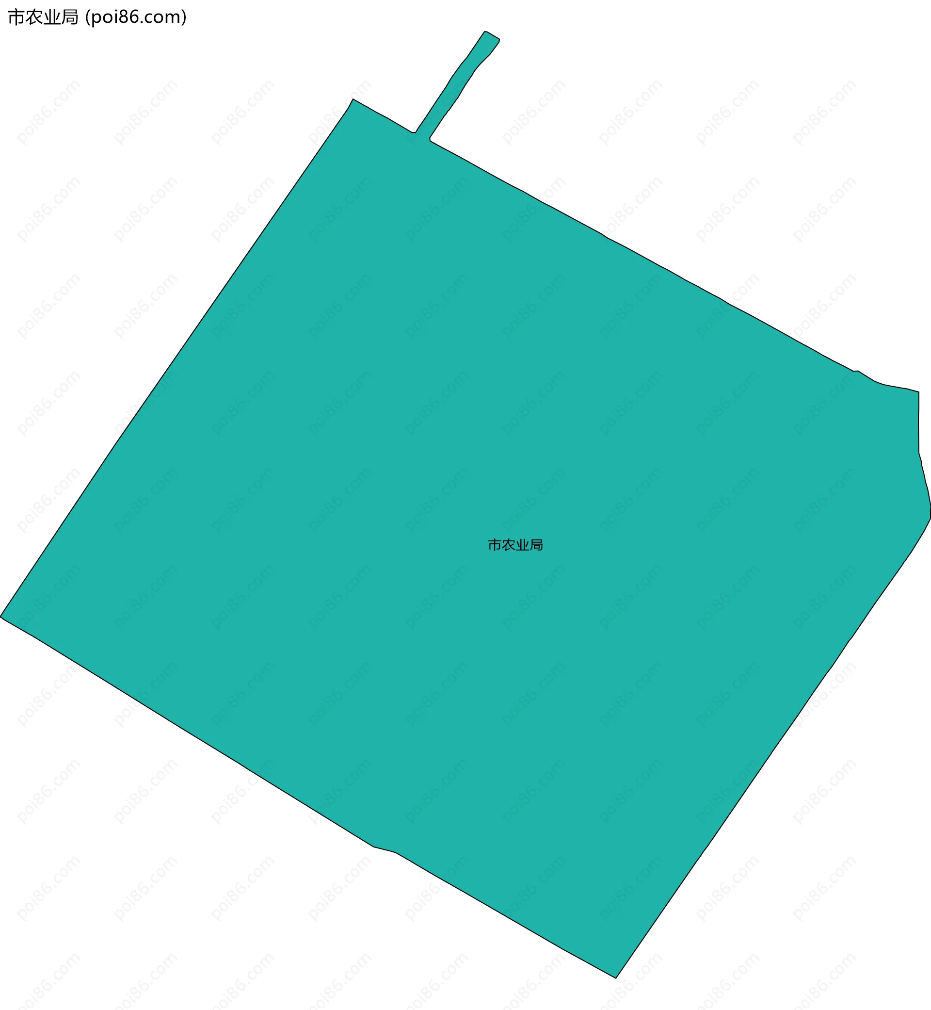 市农业局边界地图