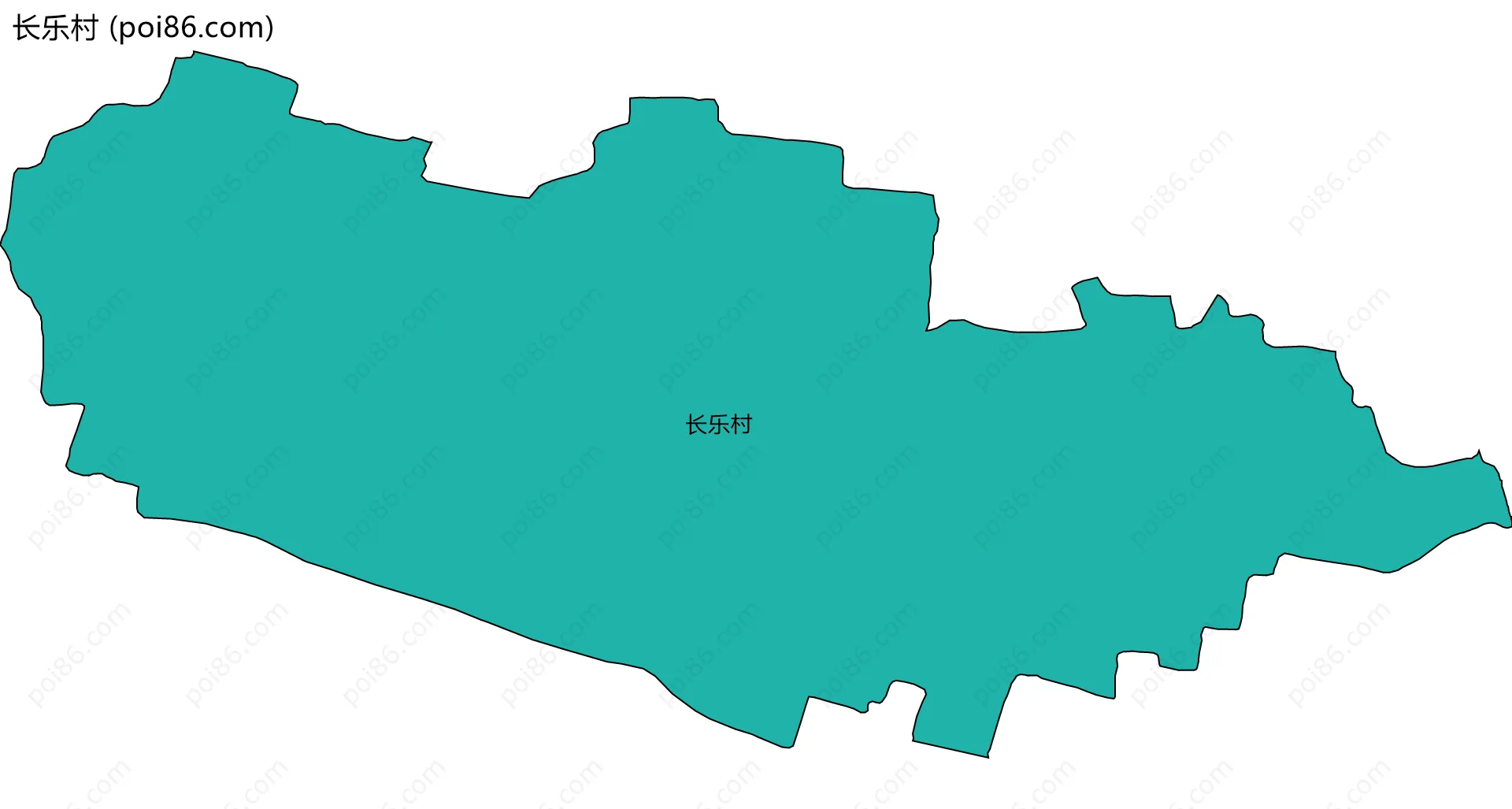 长乐村边界地图