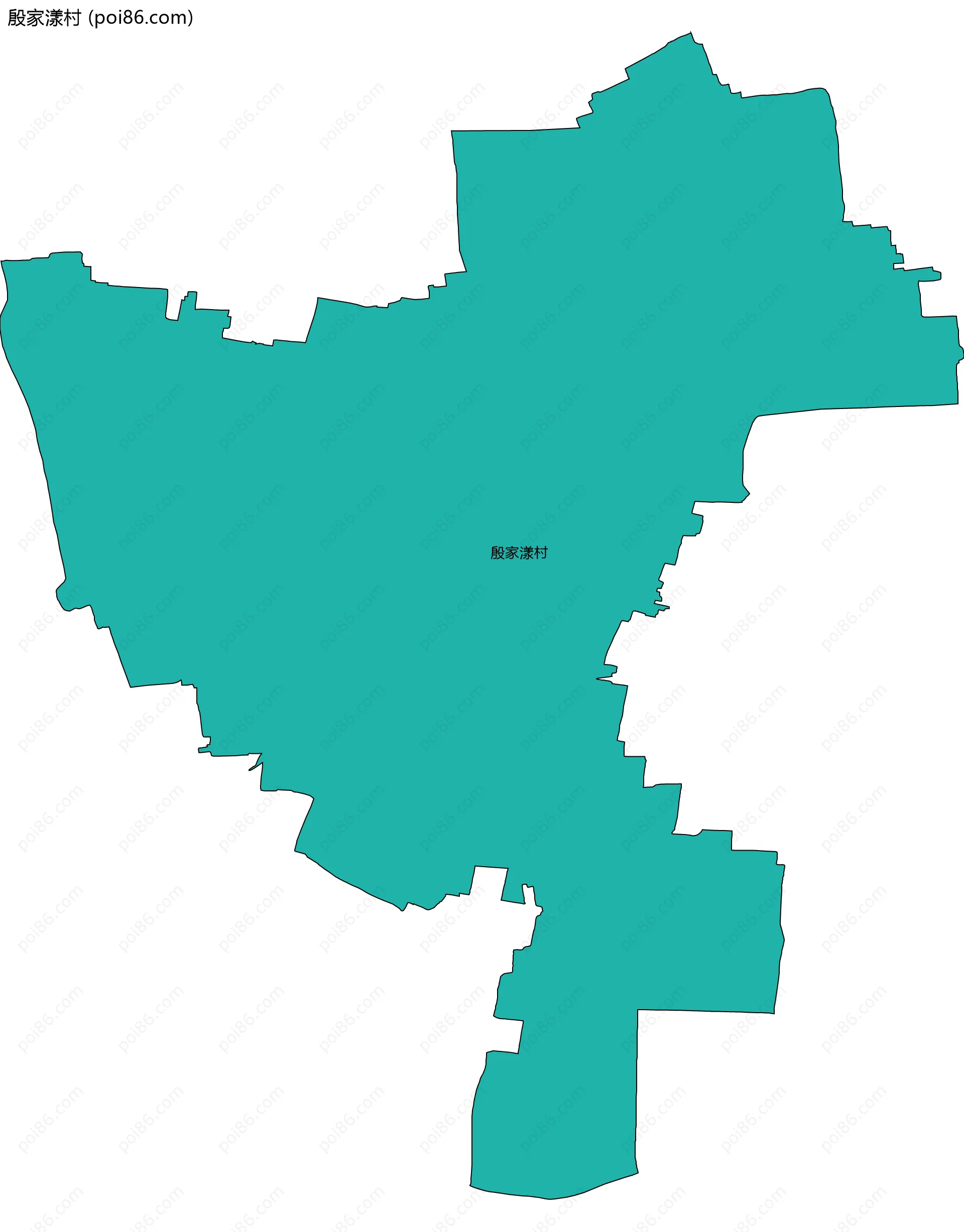 殷家漾村边界地图