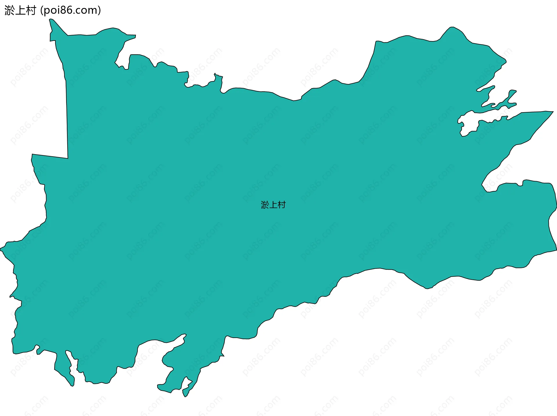 淤上村边界地图