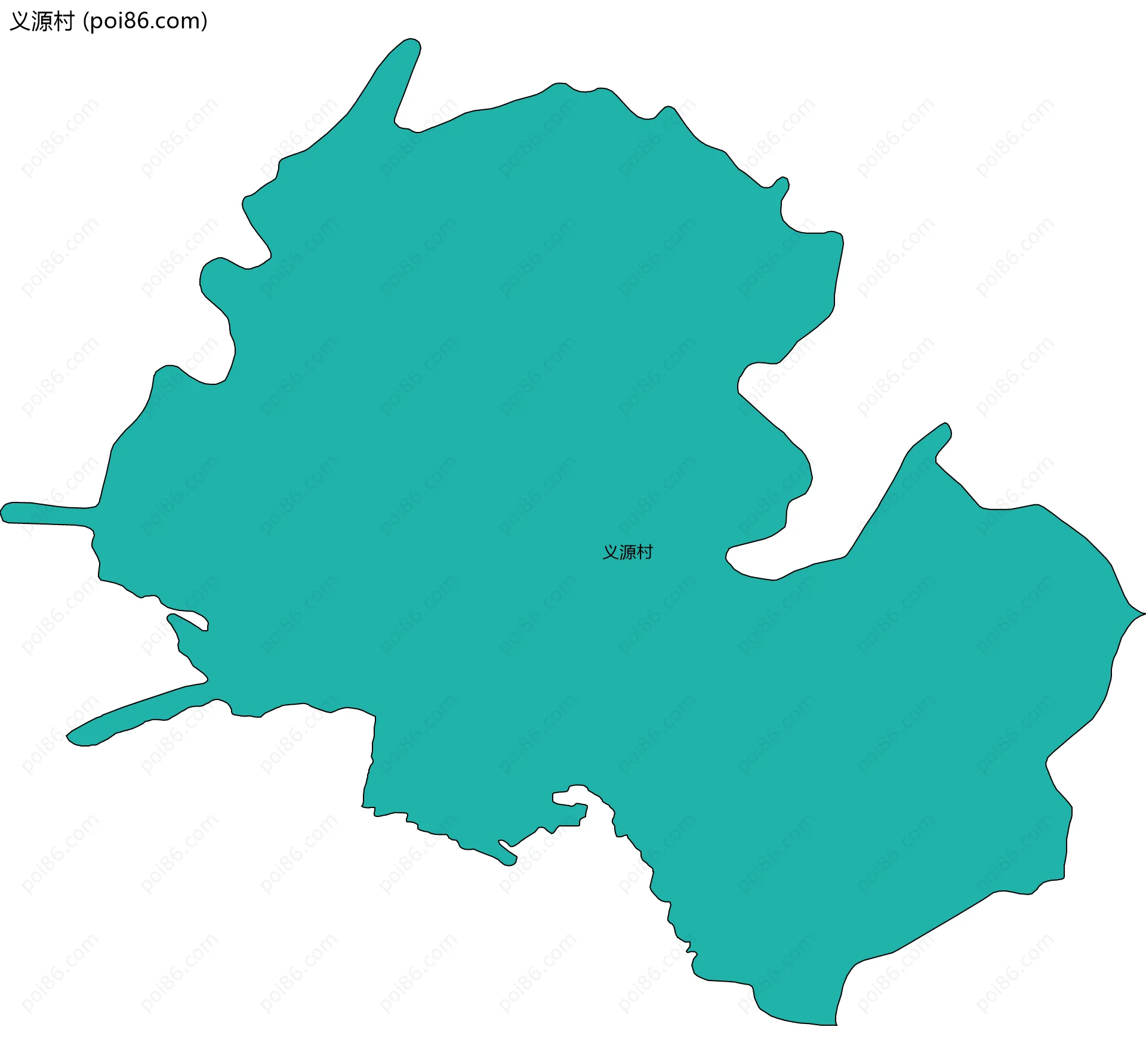 义源村边界地图