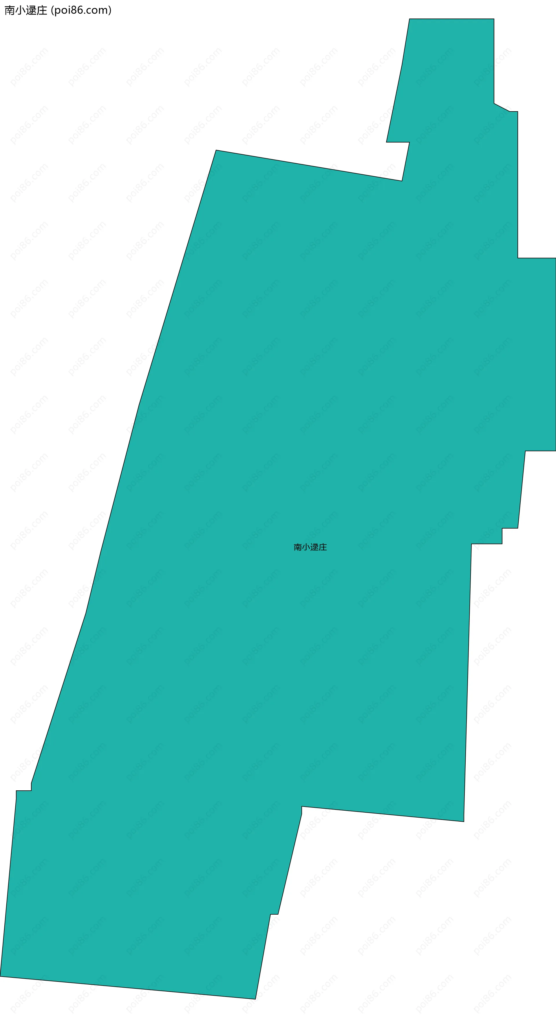 南小逯庄边界地图