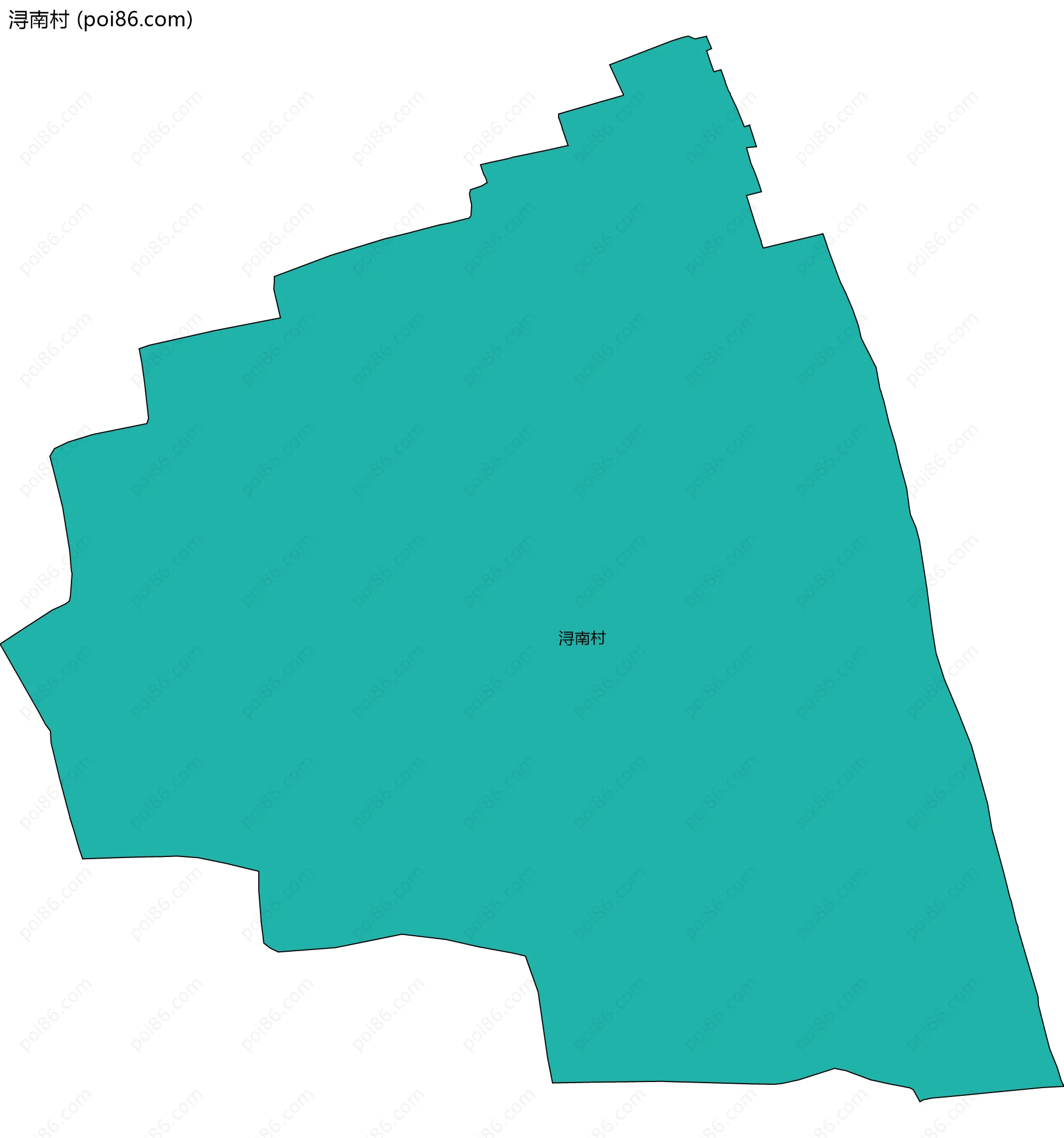 浔南村边界地图