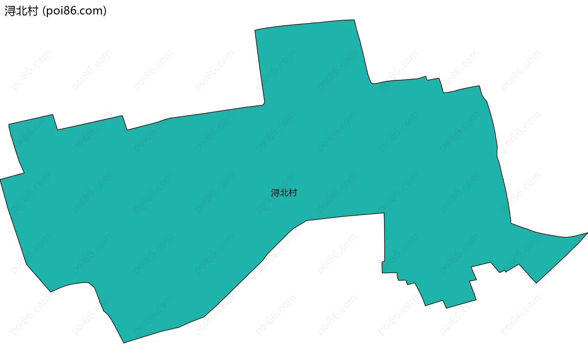 浔北村边界地图