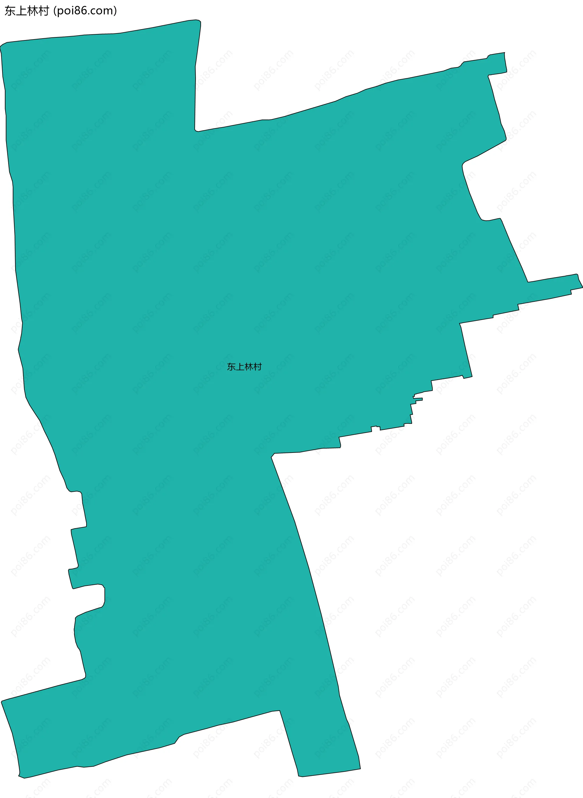 东上林村边界地图