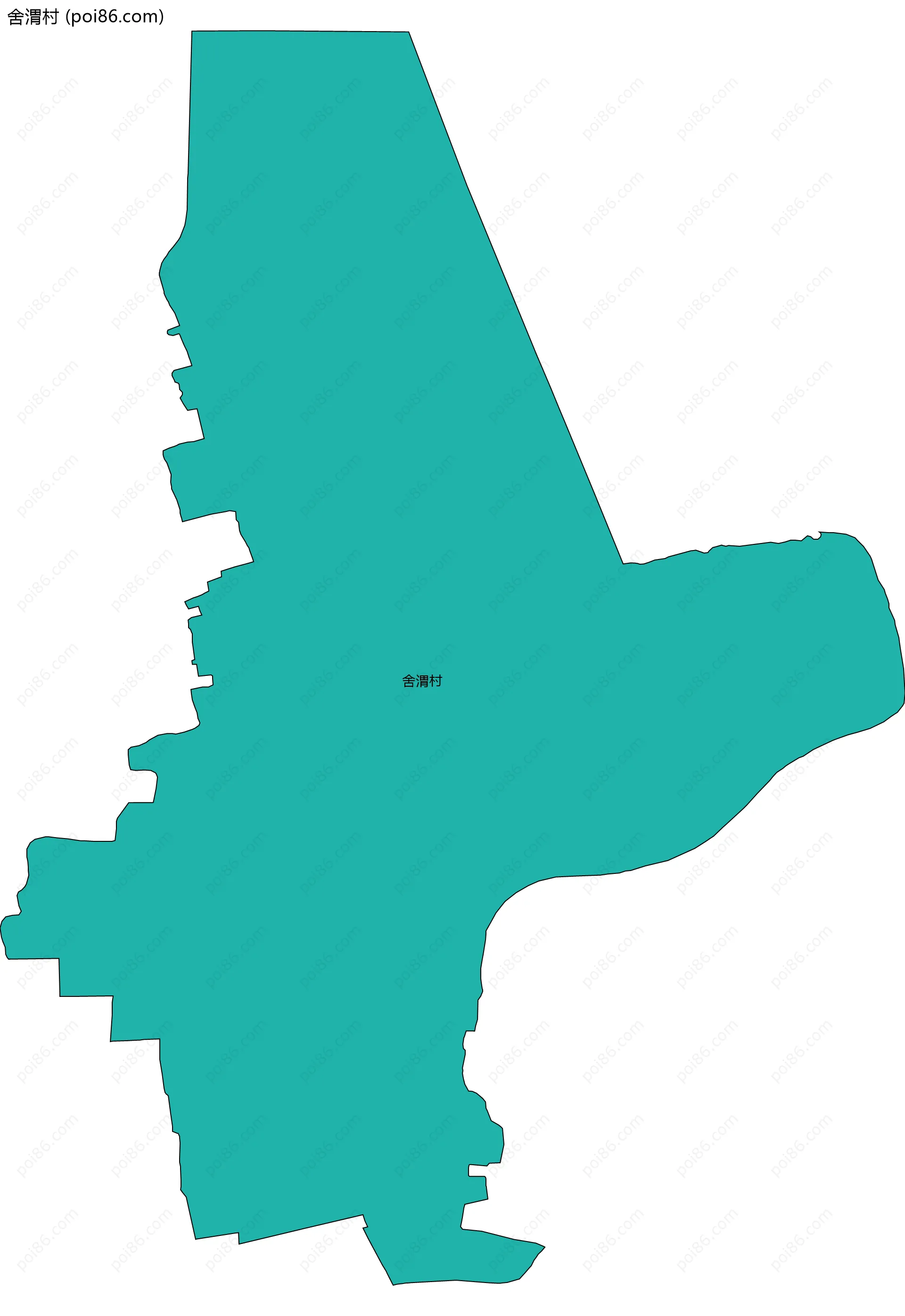 舍渭村边界地图