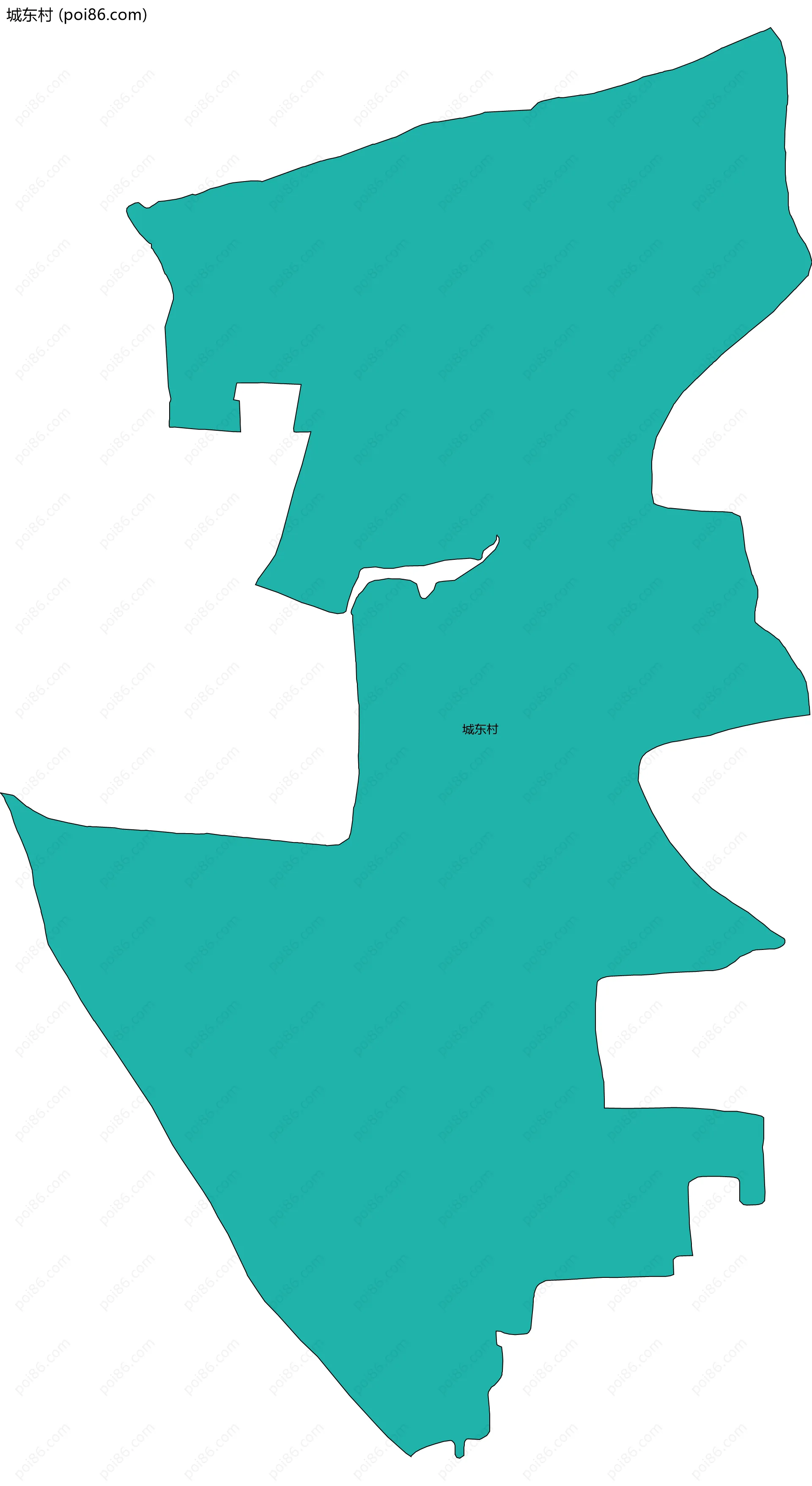 城东村边界地图