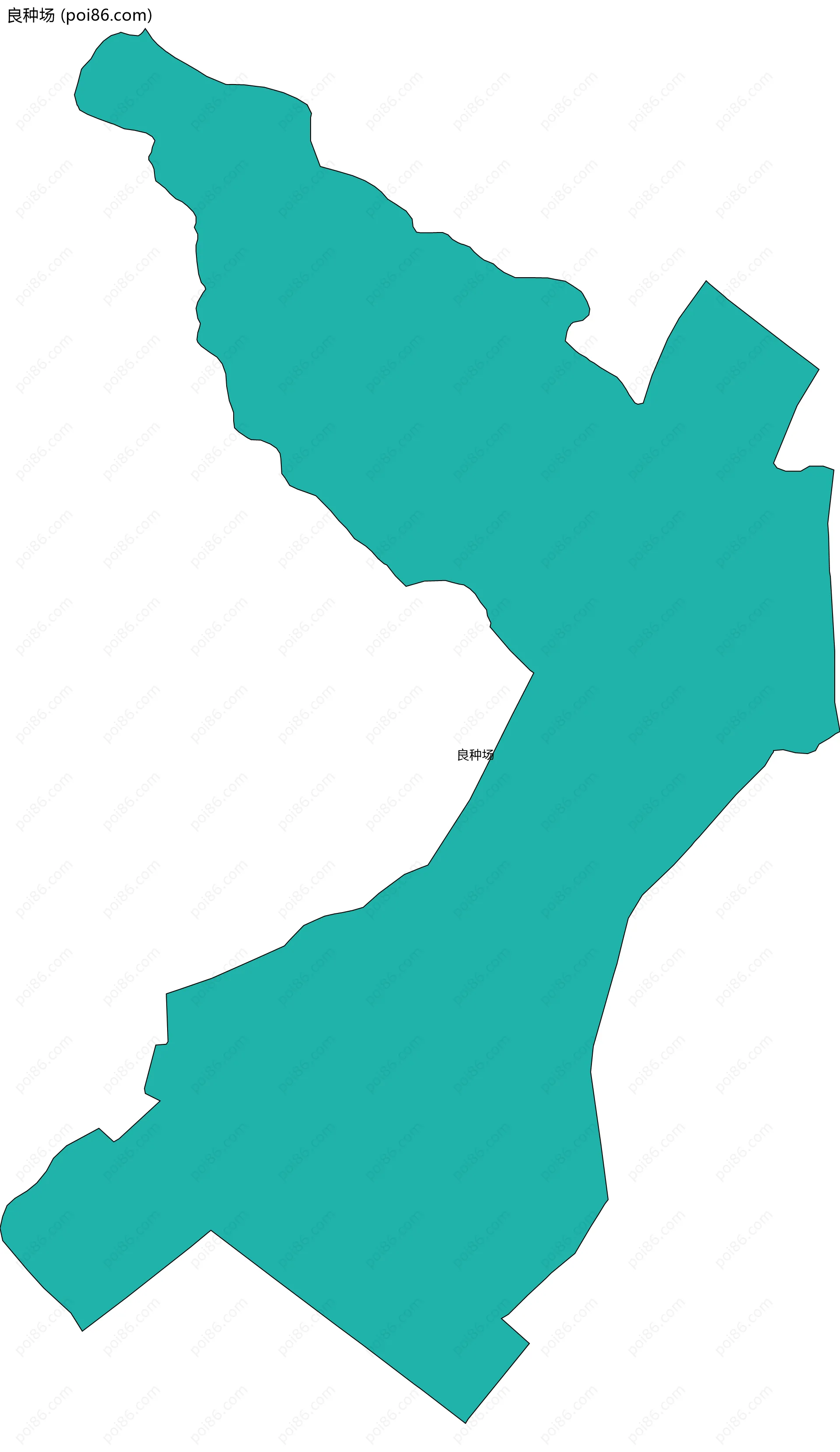 良种场边界地图