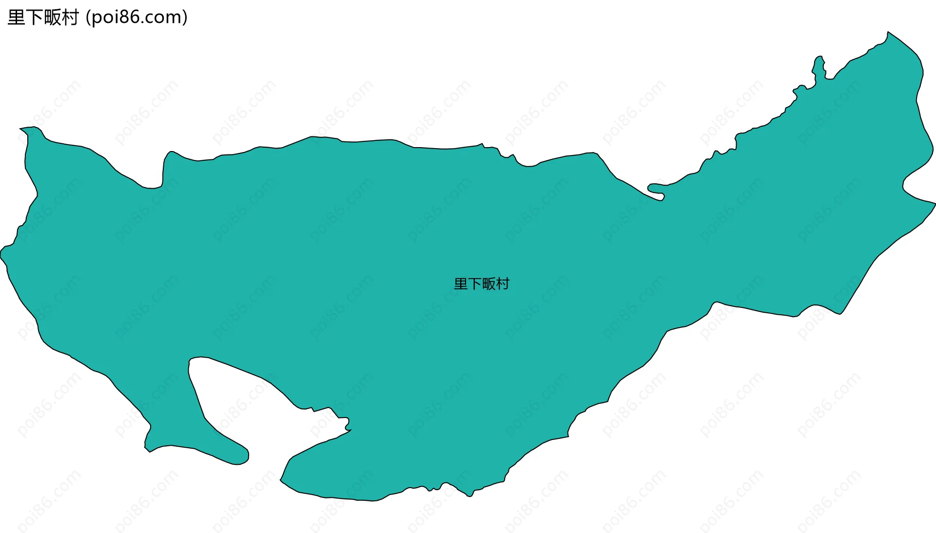 里下畈村边界地图