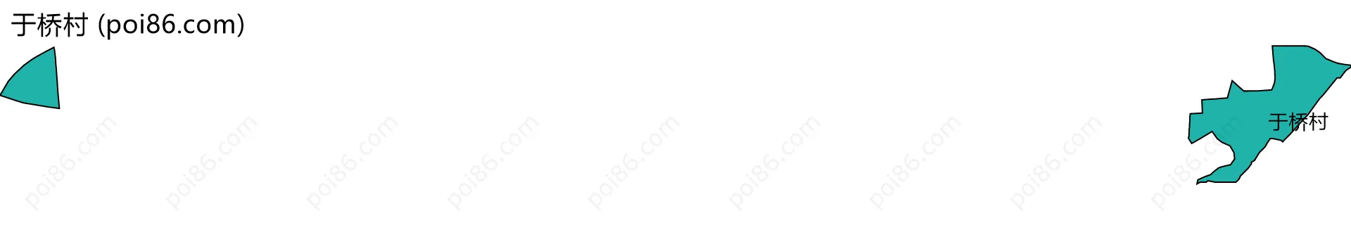 于桥村边界地图