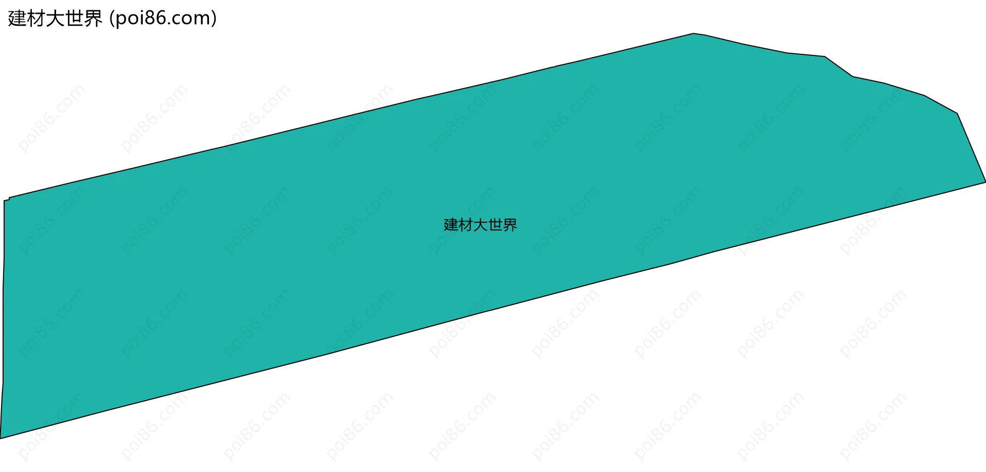 建材大世界边界地图