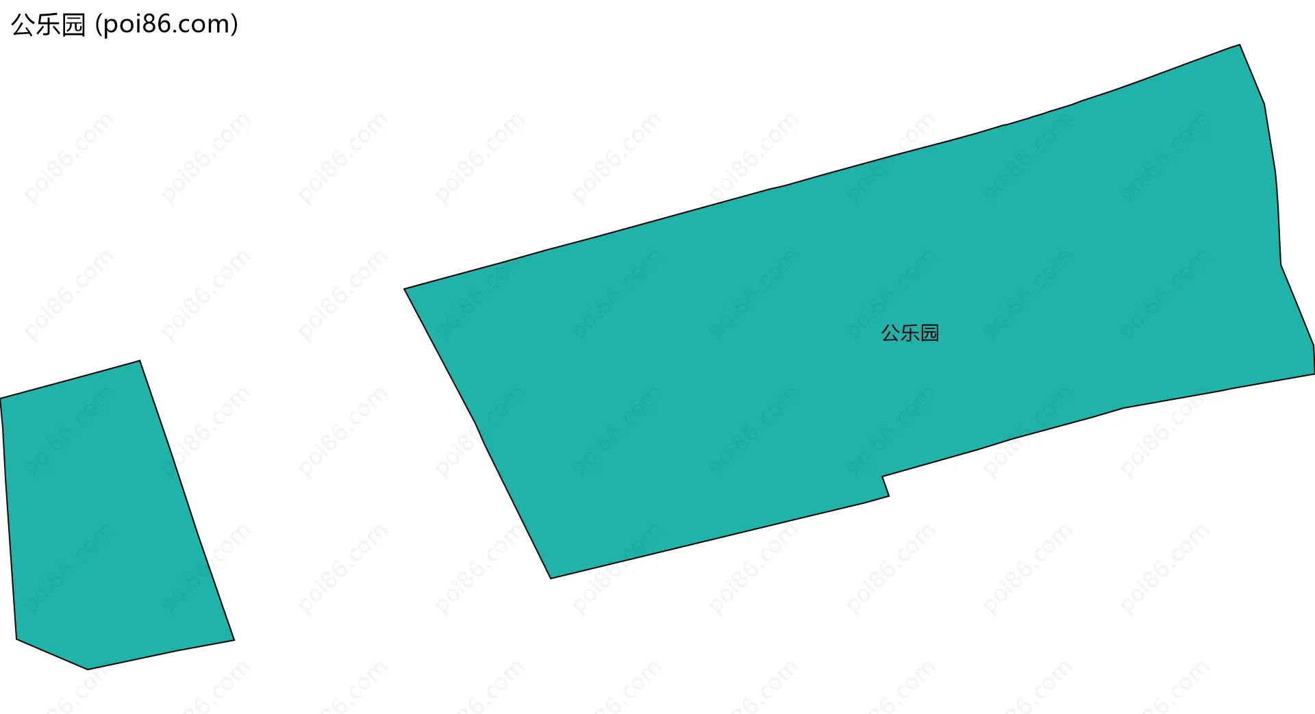 公乐园边界地图