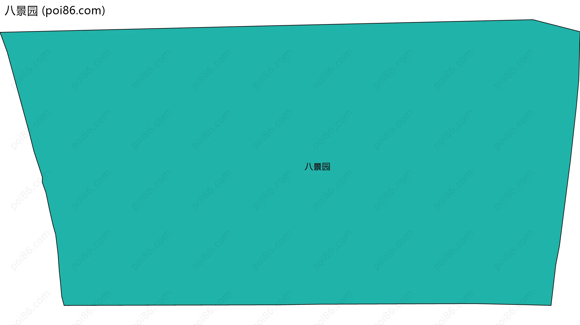 八景园边界地图