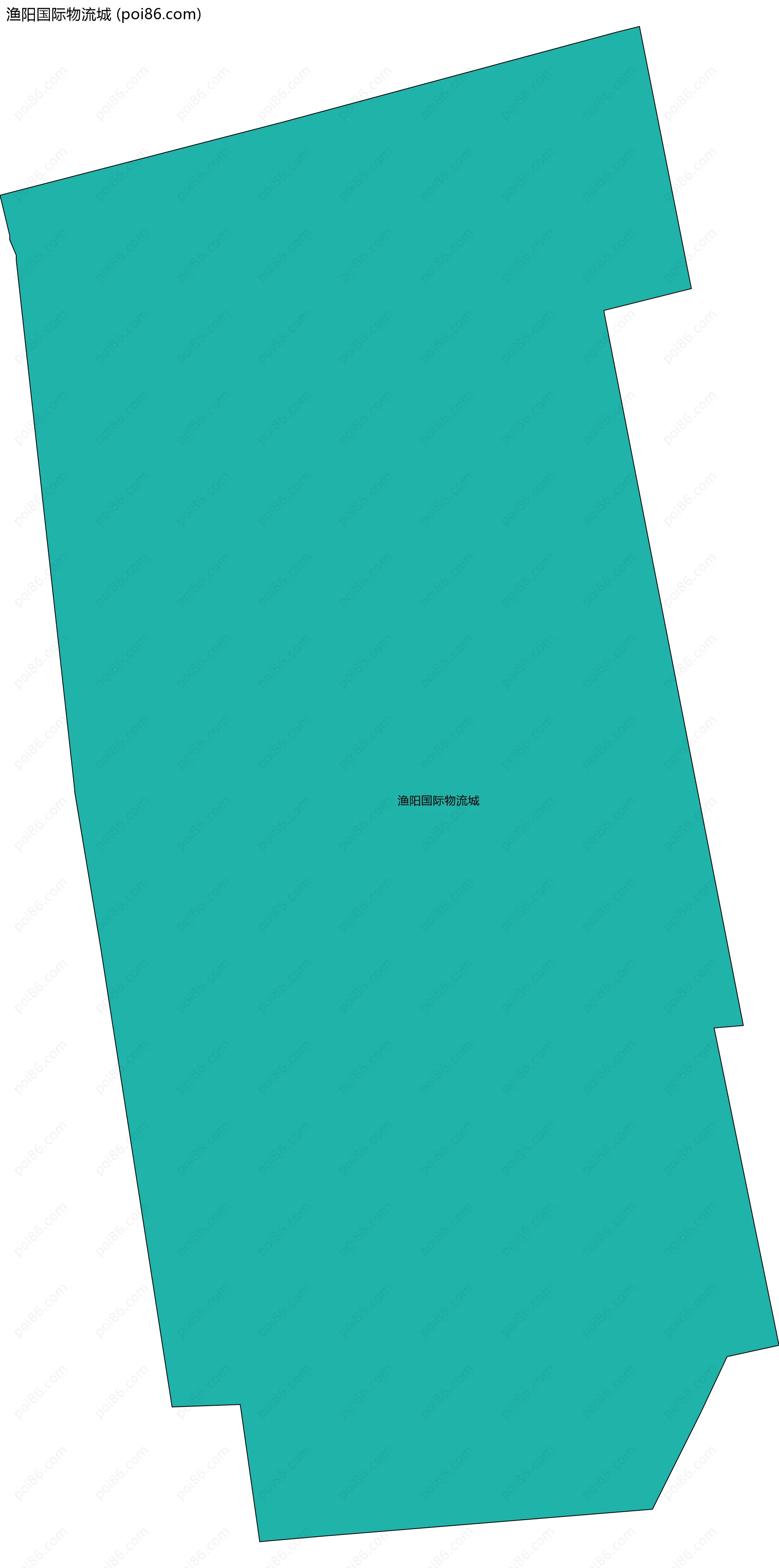 渔阳国际物流城边界地图