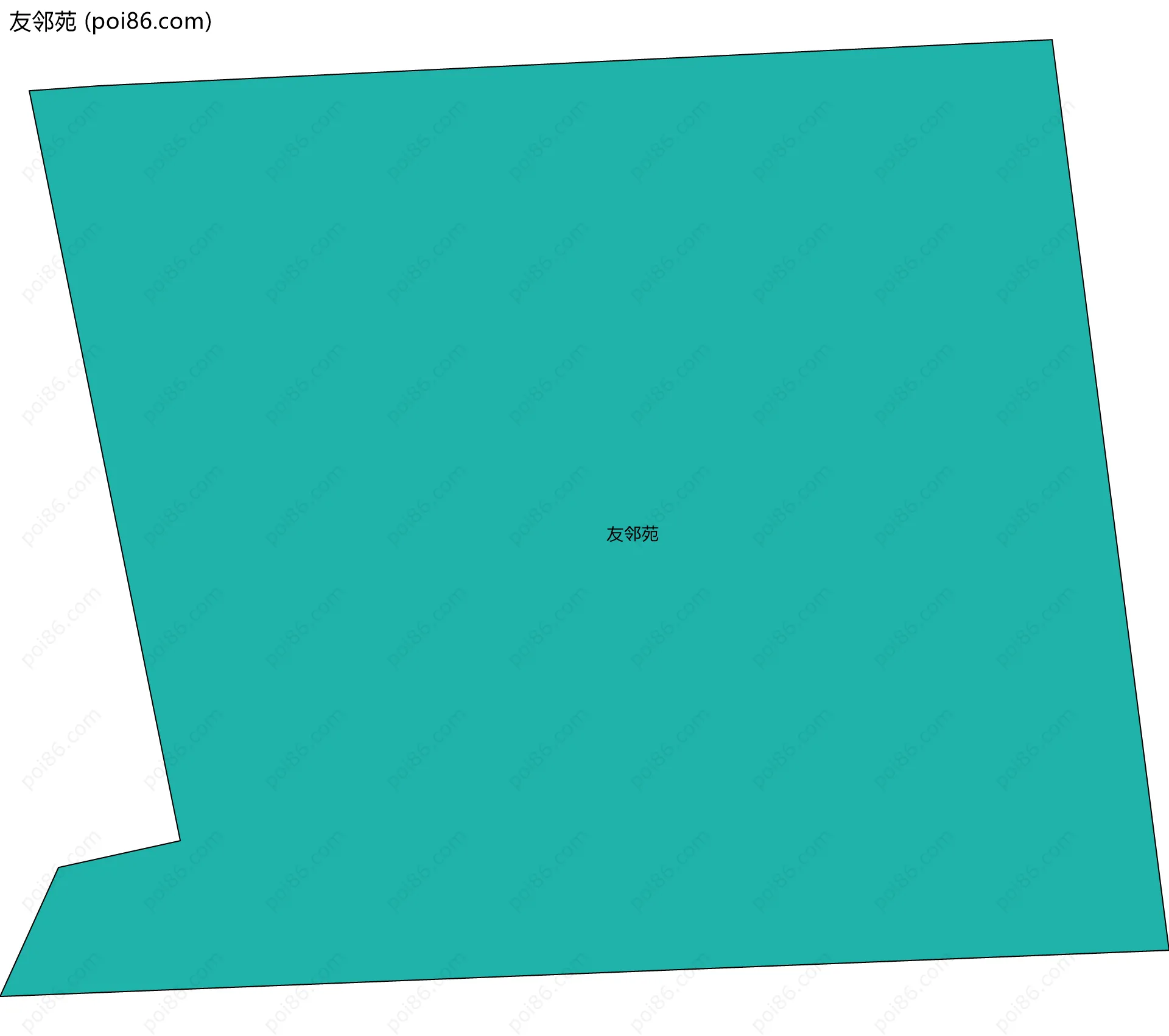 友邻苑边界地图