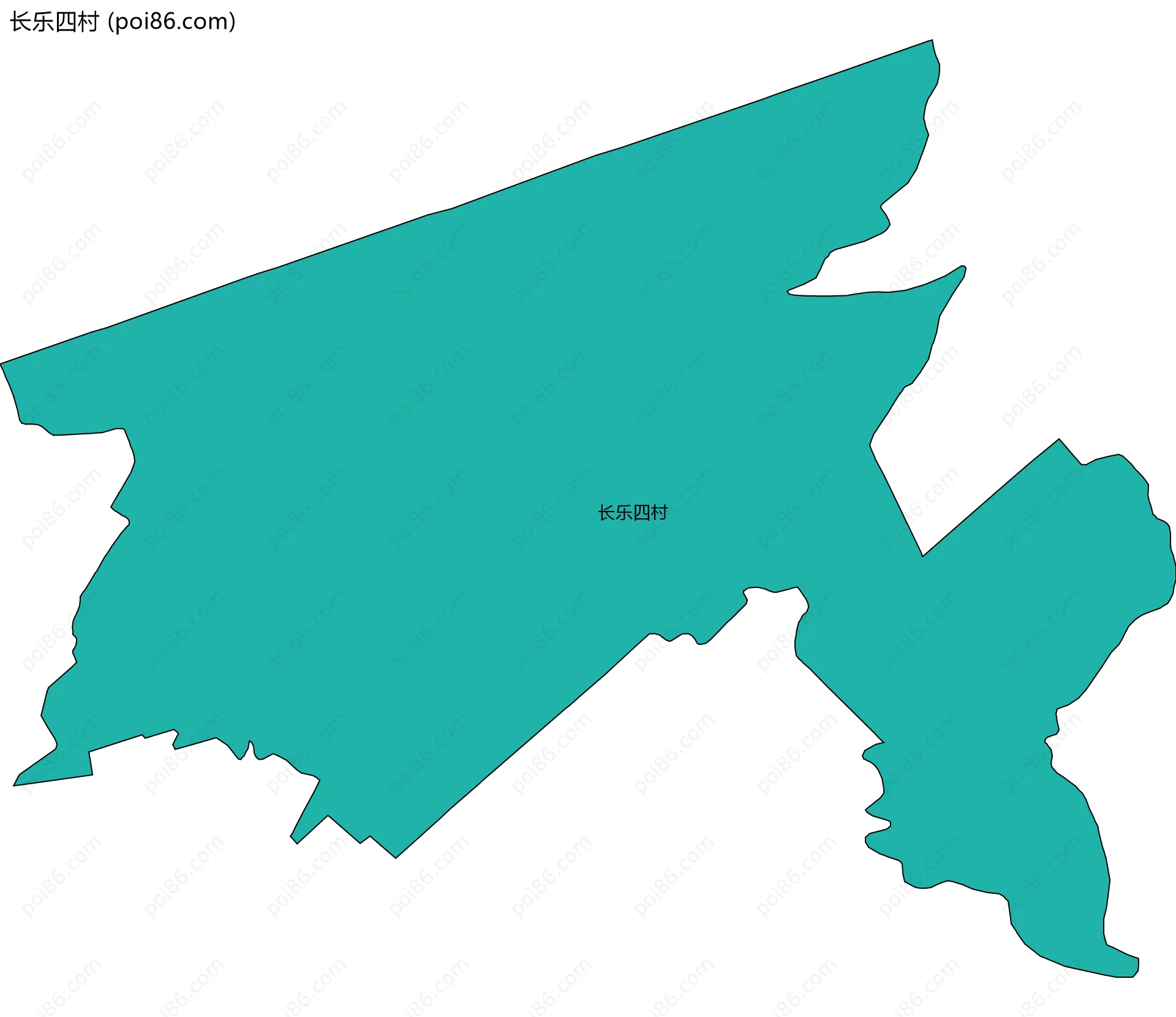 长乐四村边界地图