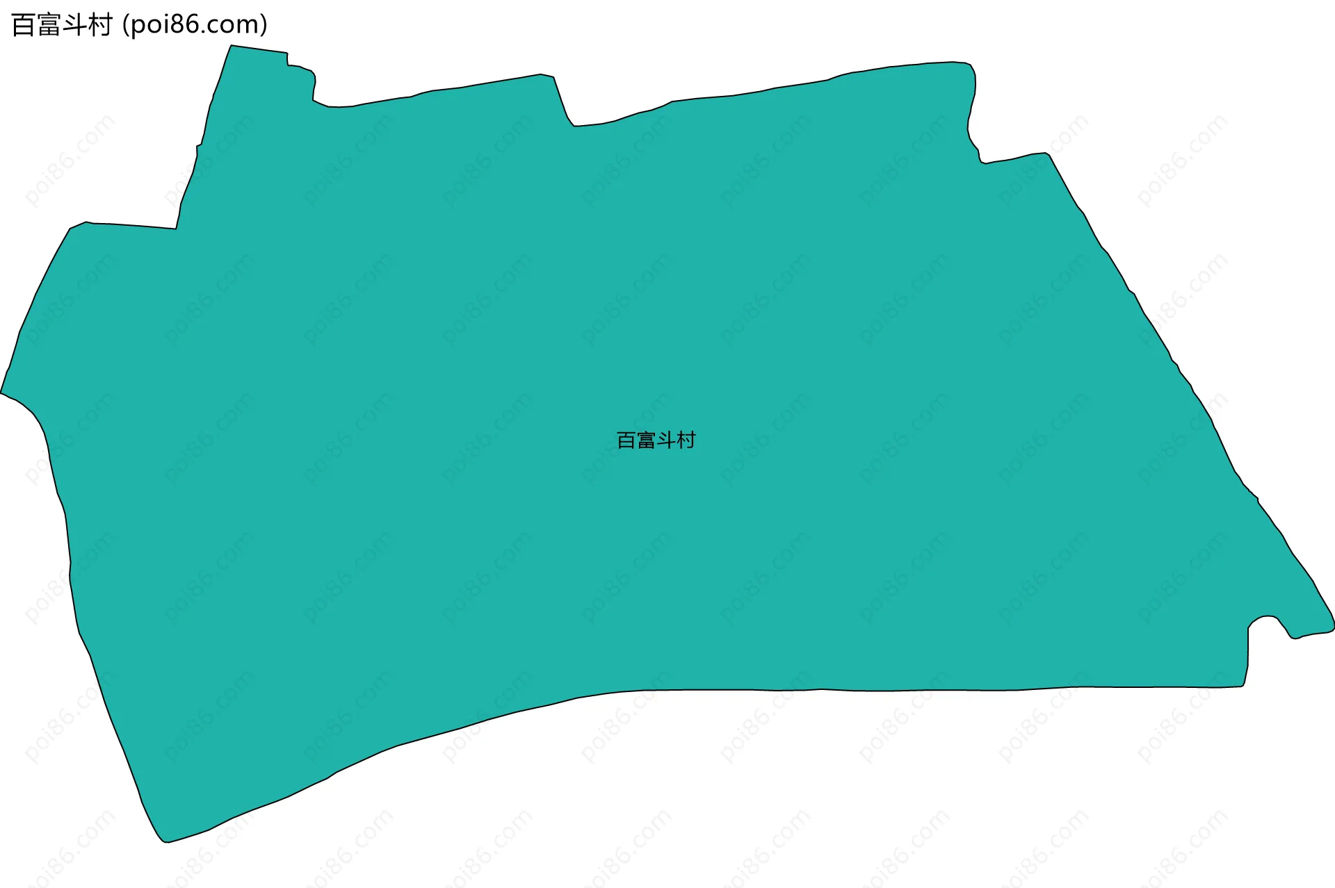 百富斗村边界地图