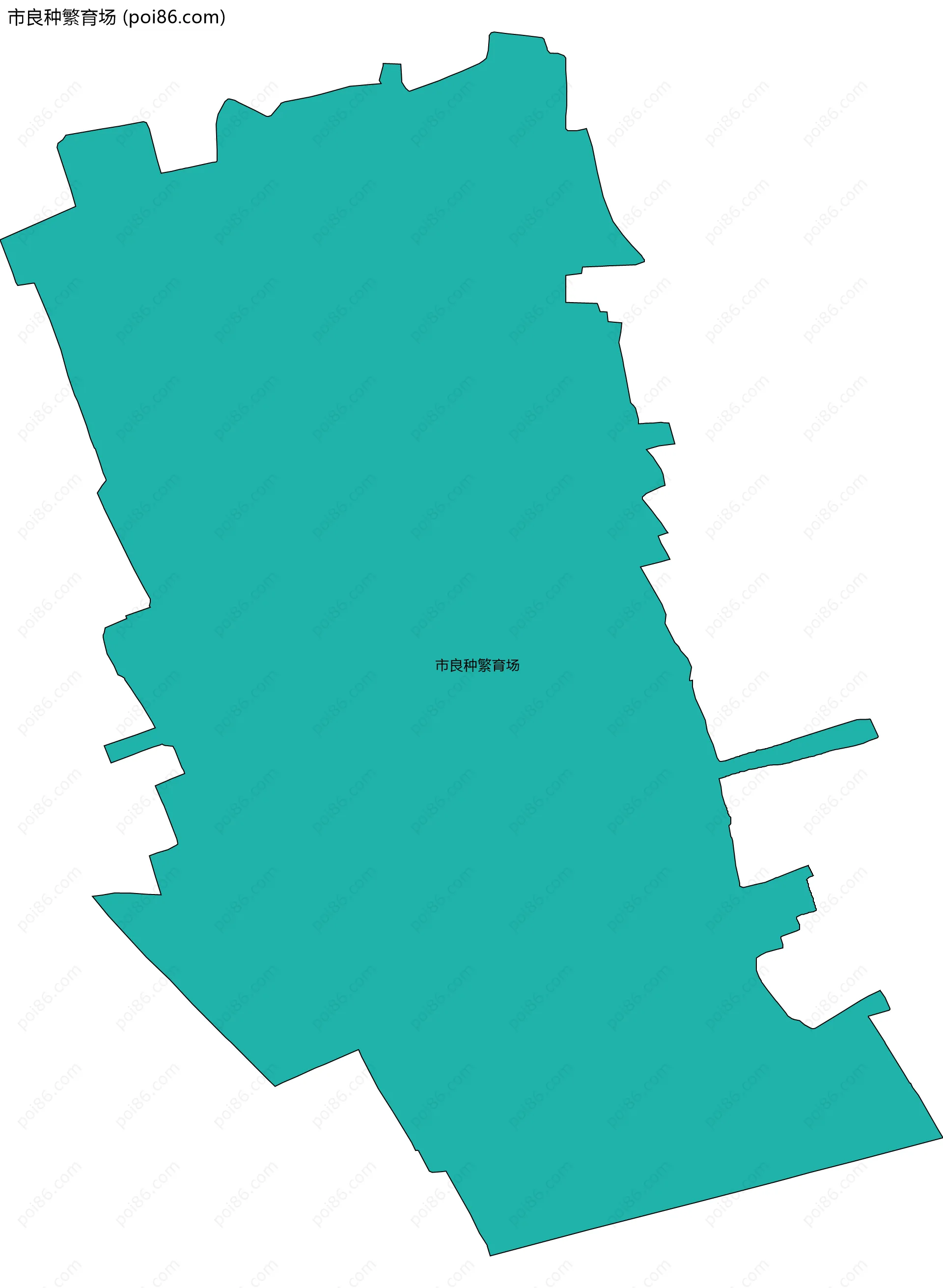 市良种繁育场边界地图