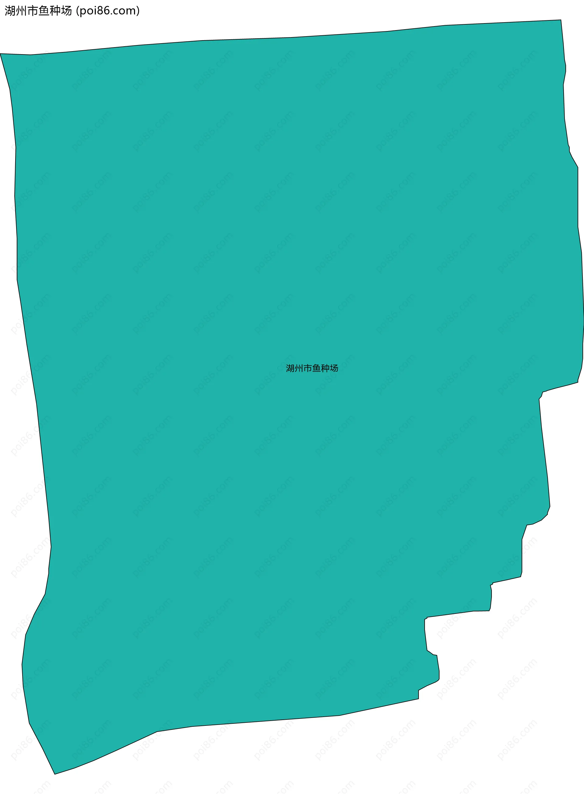 湖州市鱼种场边界地图
