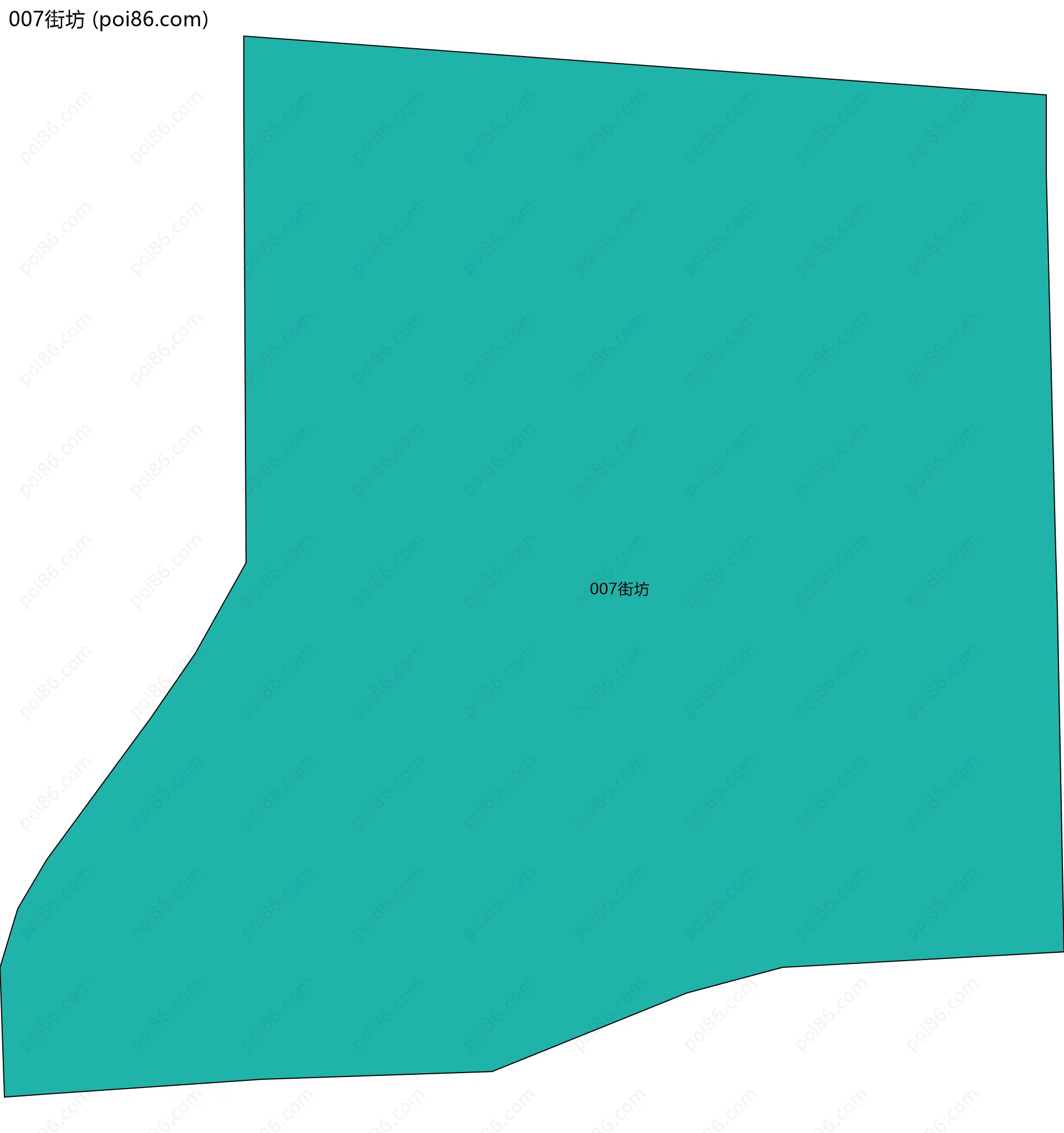 007街坊边界地图