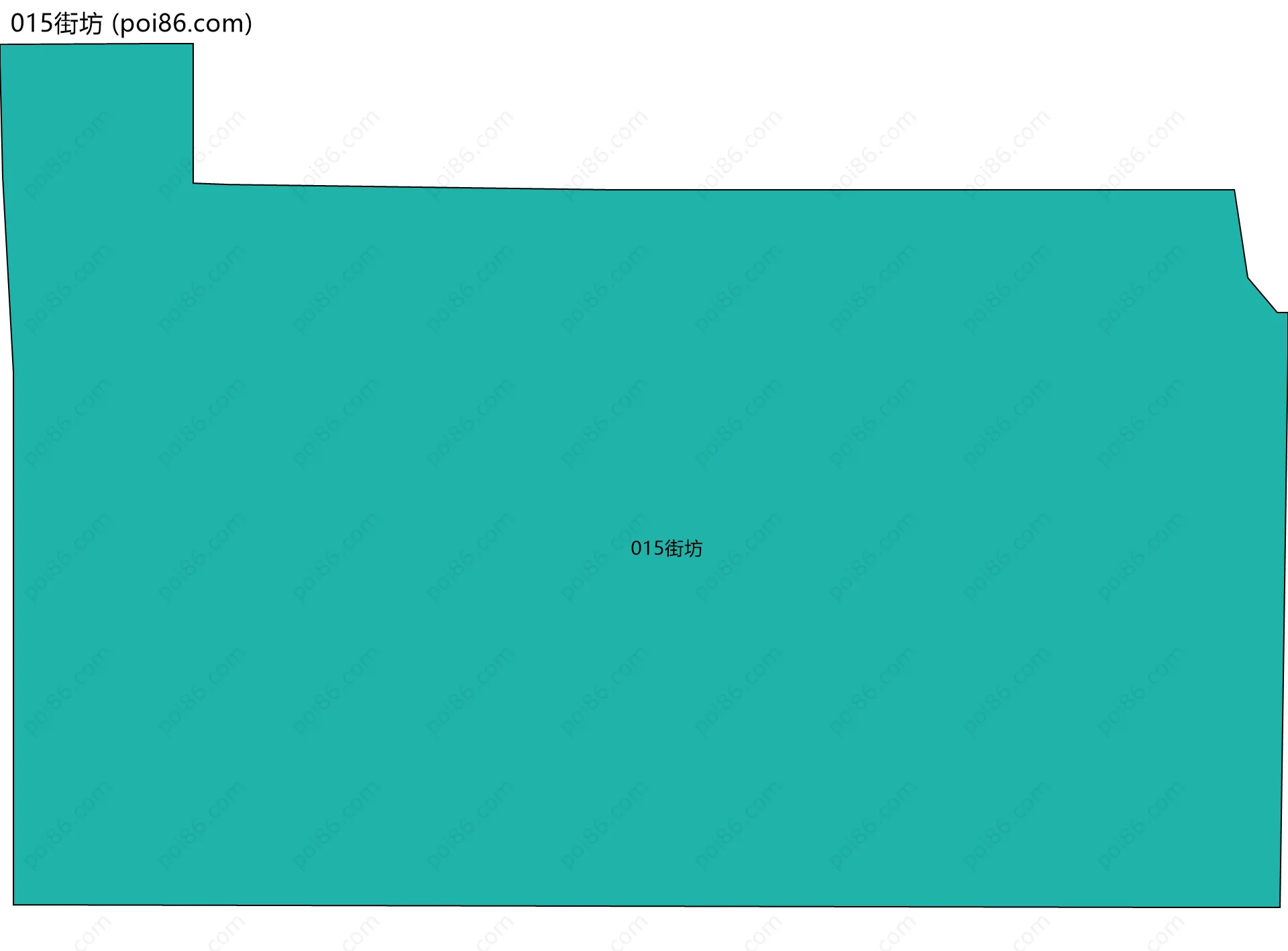 015街坊边界地图